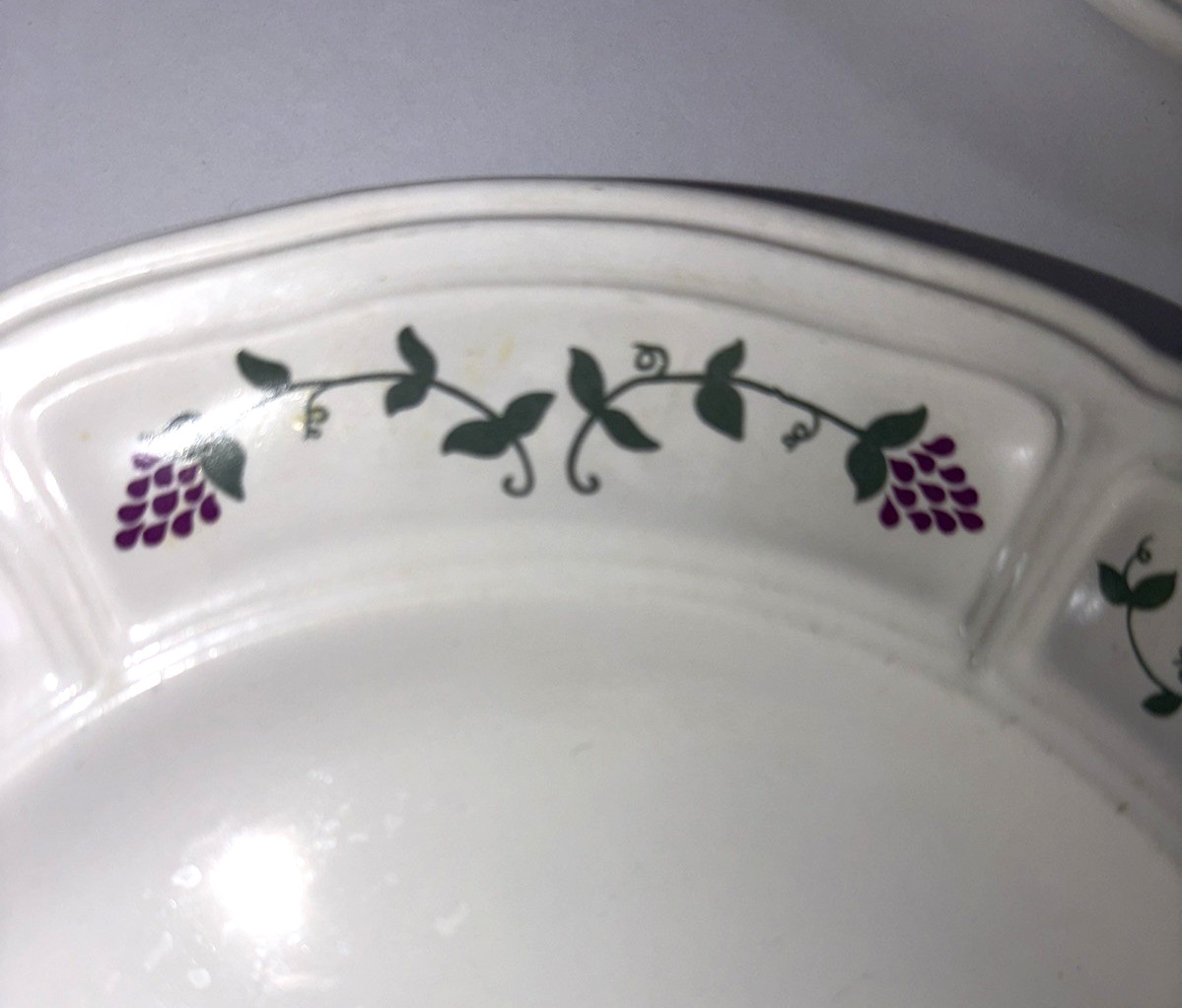 Liberty Hall Ironstone Dessert Bread Plate Martha’s Vinyard 7.5 in Set of 2