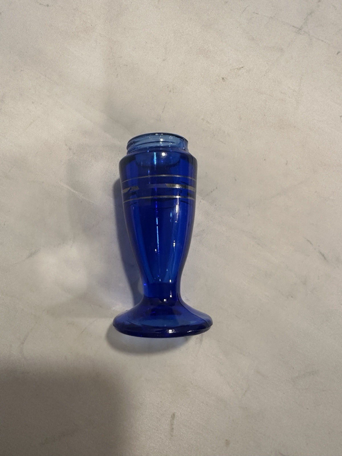 LE Smith Cobalt Blue Mt Pleasant Depression Glass 20 Pc Cup Saucer Milk Set