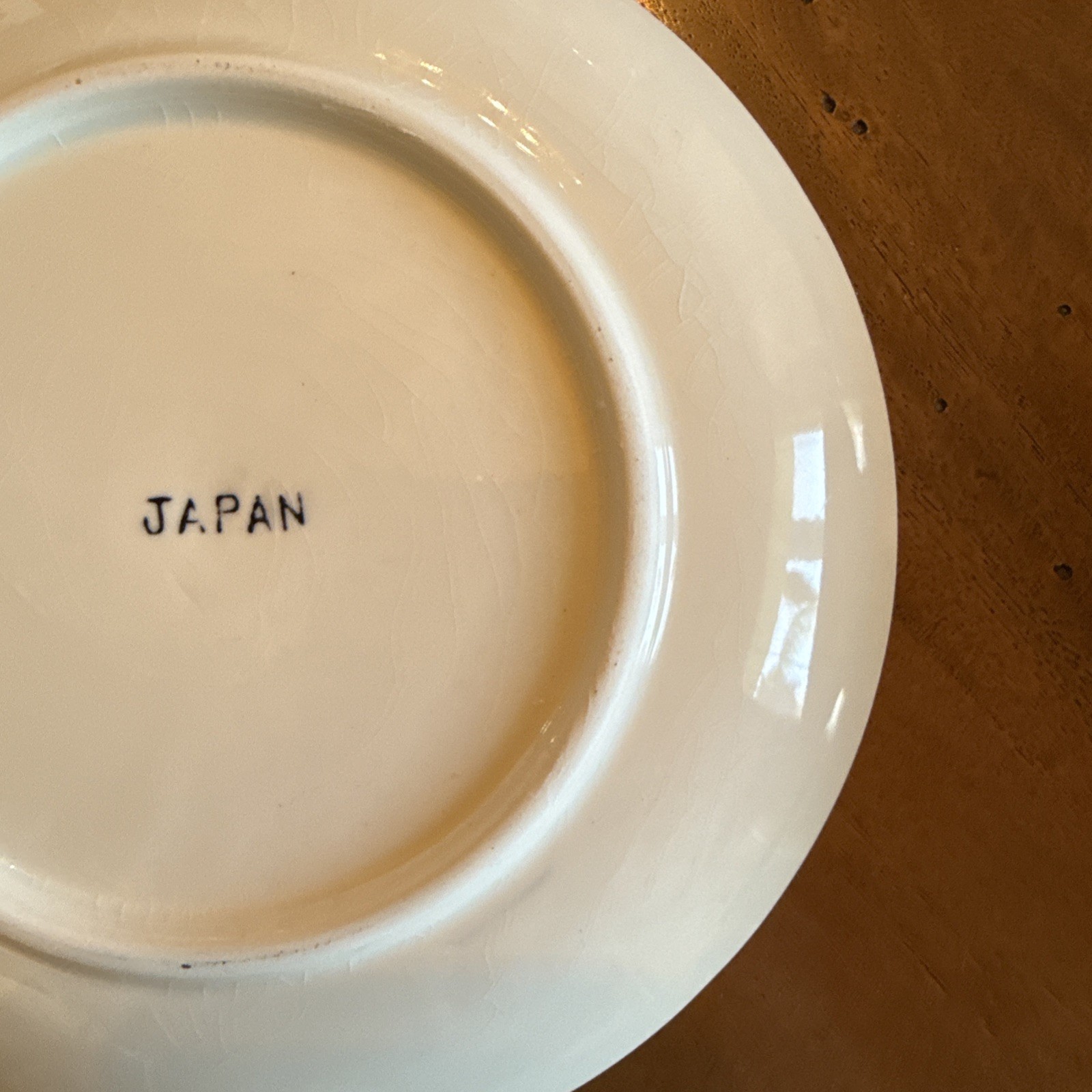 VTG Porcelain 6″ Saucer Made In Japan Blue Onion Pattern Tea Coffee Replacement