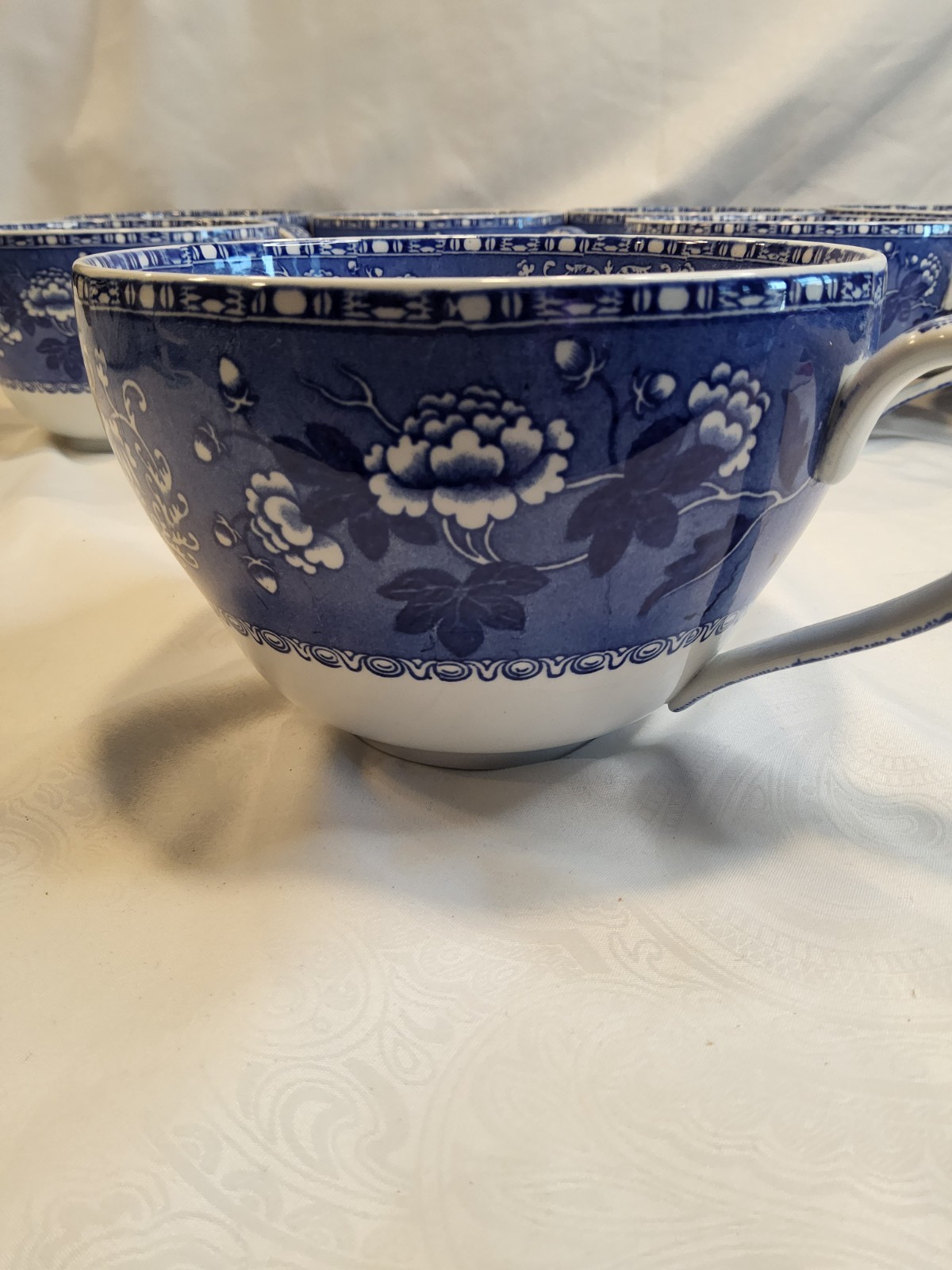 Spode Vintage Copeland Camilla Large Soup Cup and Saucer – 2 Piece Set.