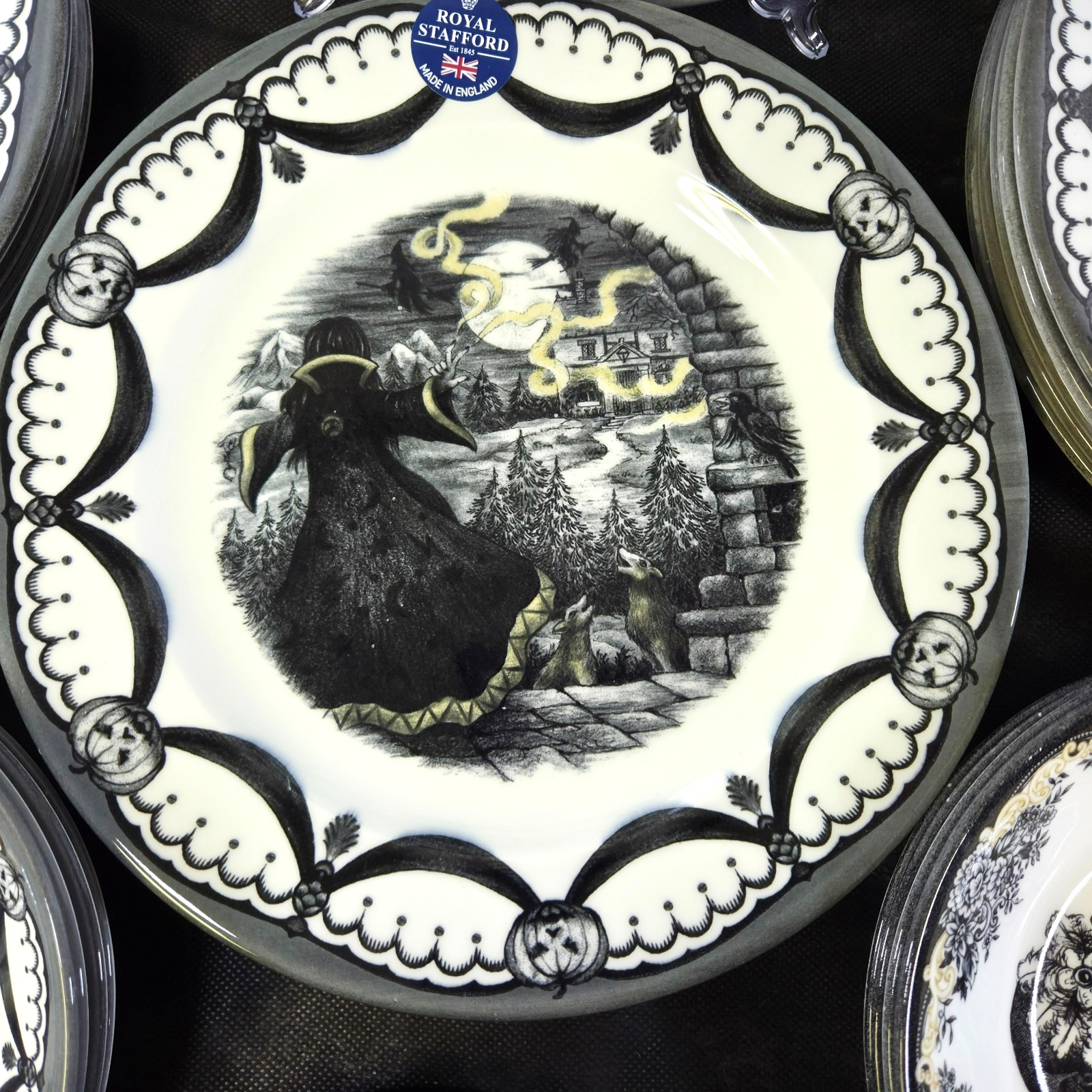Royal Stafford Coven, Haunted Home, Guardian, Skull Dinnerware SOLD BY THE PIECE