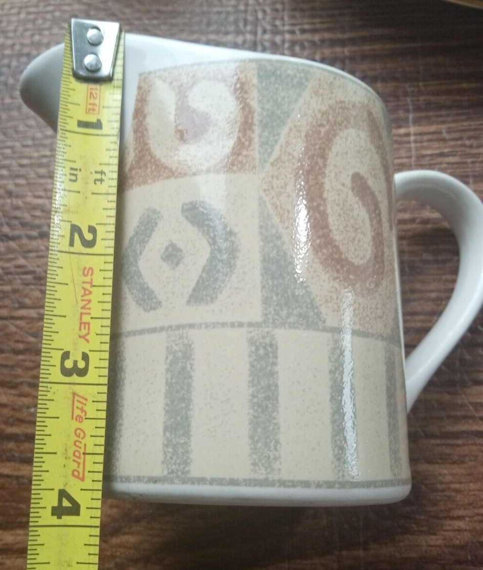 Vintage Mcm Mid Century Modern Style Sango Canyon 4890 Creamer Pitcher 1979 Euc