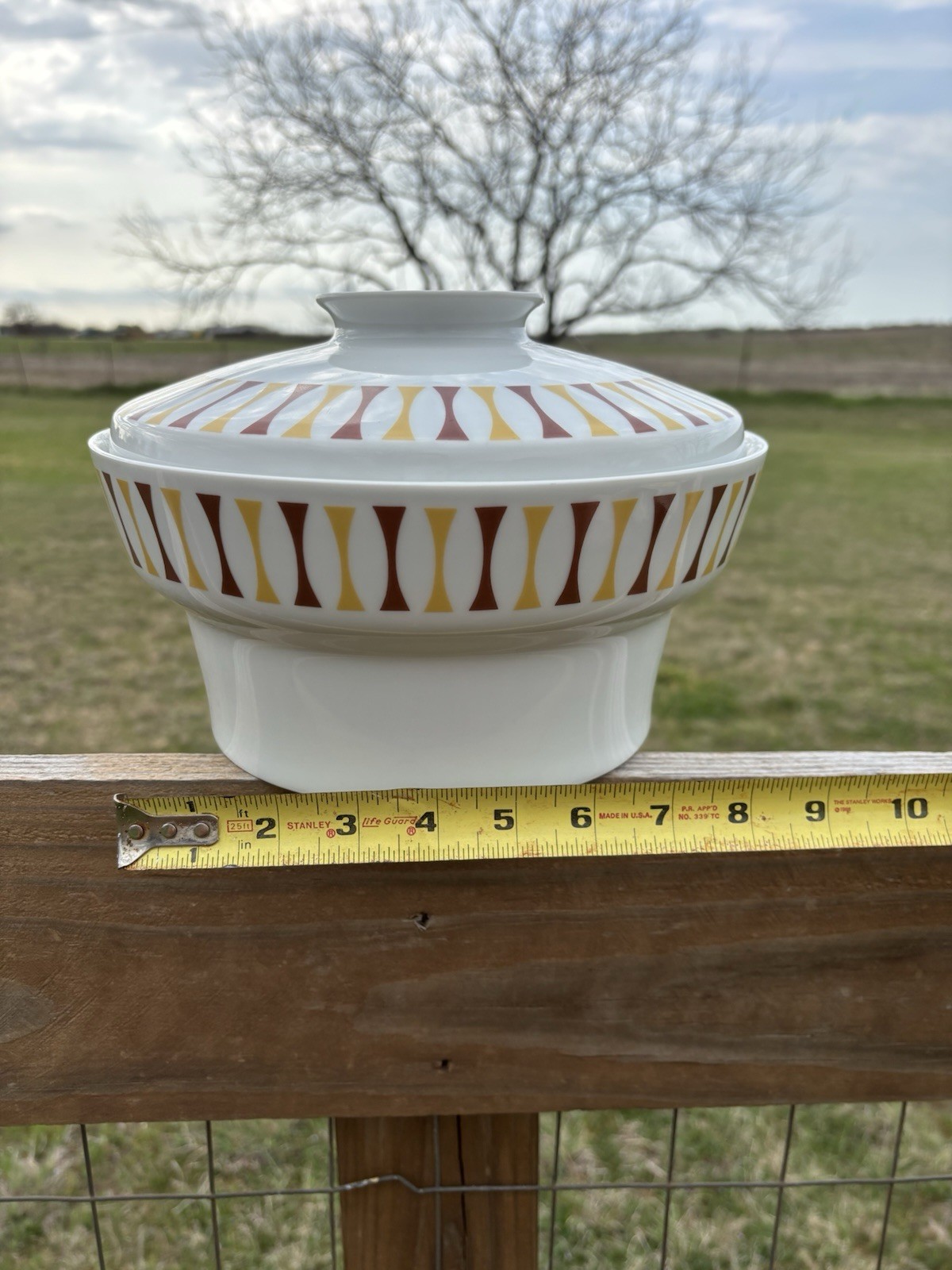 1959 Rare Vintage Paul McCobb Contempri Spindle Covered Casserole