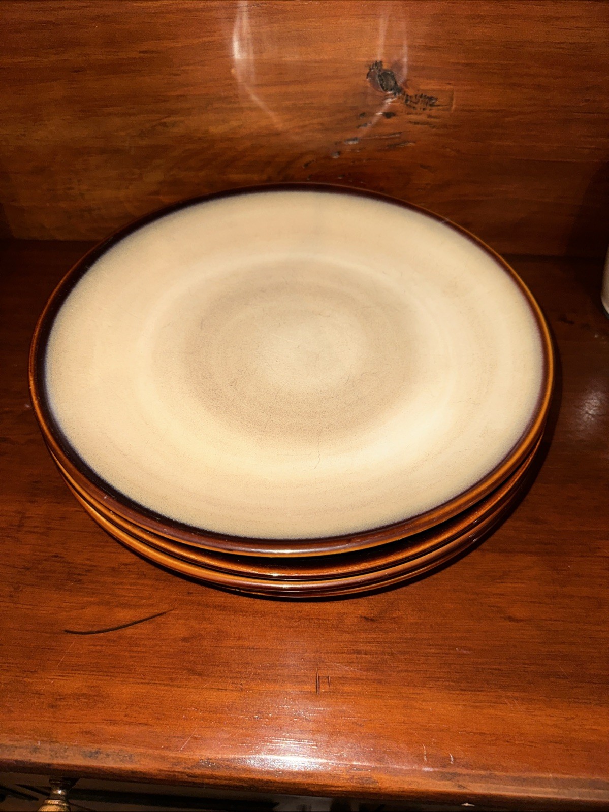 Nova Brown by SANGO Two Toned Drip Glaze Pottery Set