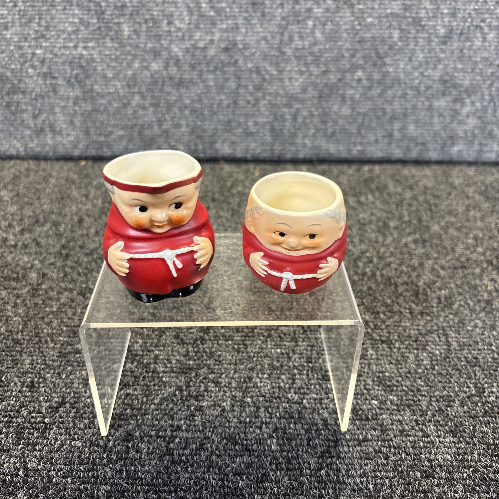 Vtg~Goebel~Friar Tuck~Mini Creamer S141 & KL94~W.Germany~RED~HTF
