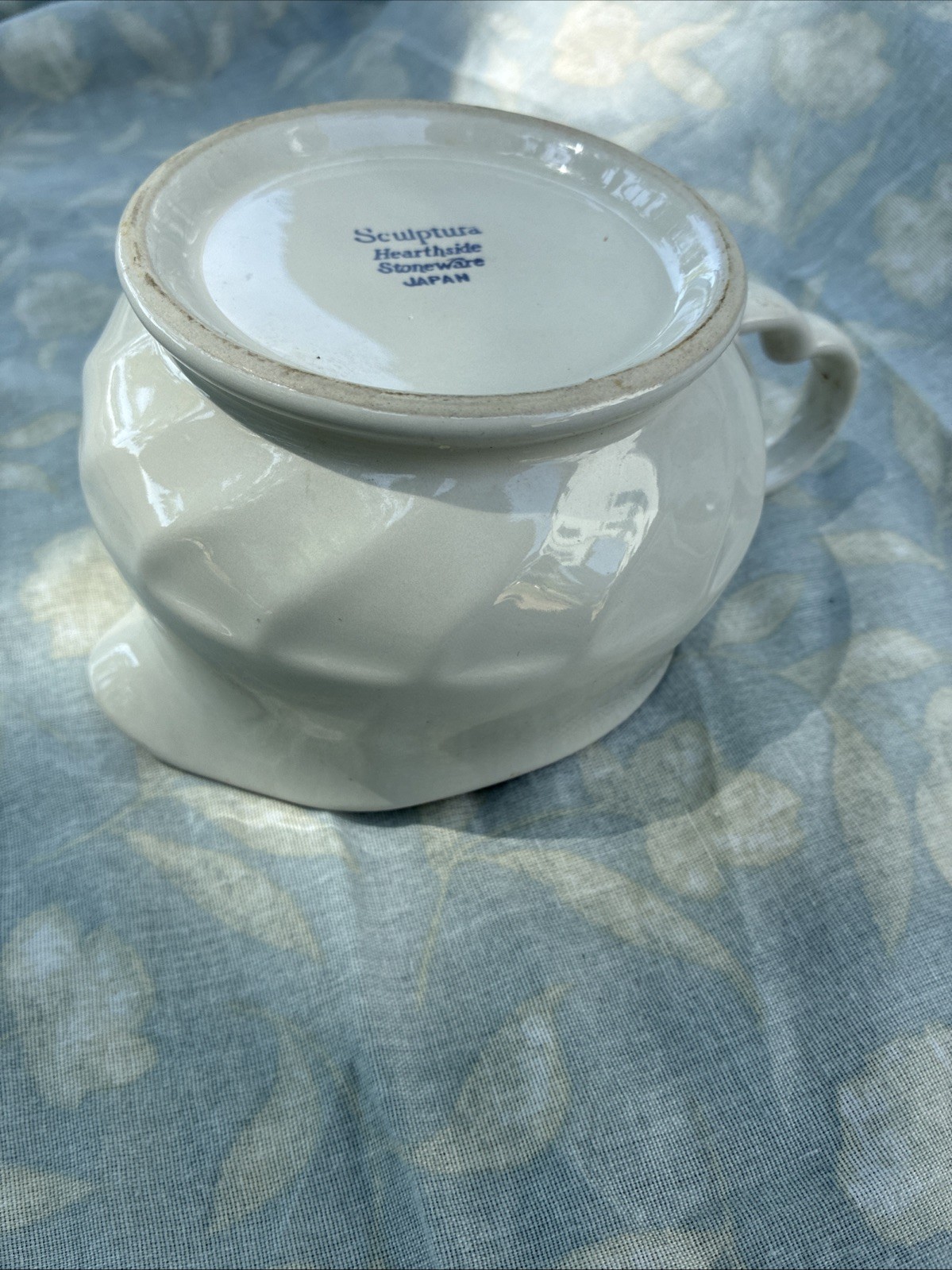 Sculptura Hearthside Stoneware Plate Saucer Creamer Pitcher