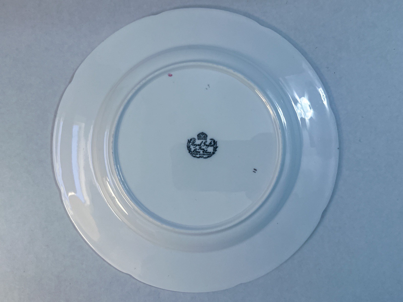Vintage Royal Grafton Bone China Side Plate Pink Gold Trim #1840
