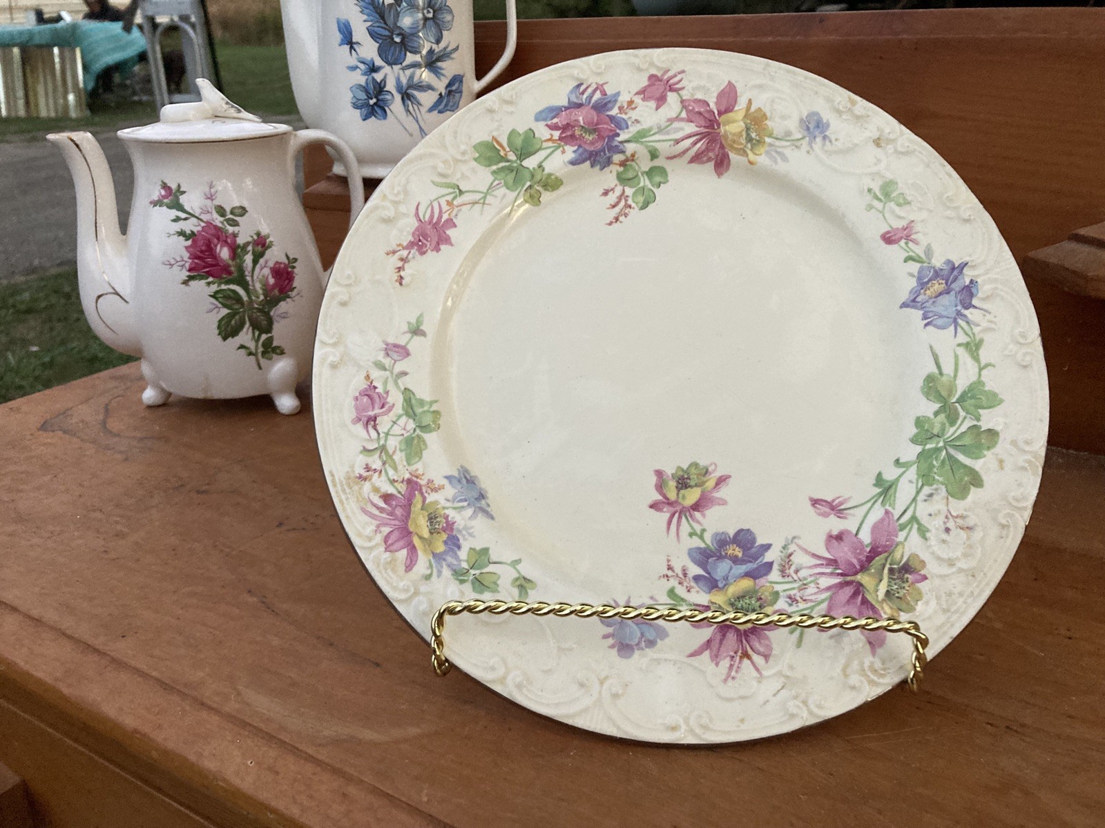 Vintage Homer Laughlin. Dinner Plate 9” Made In USA. 1 Pc
