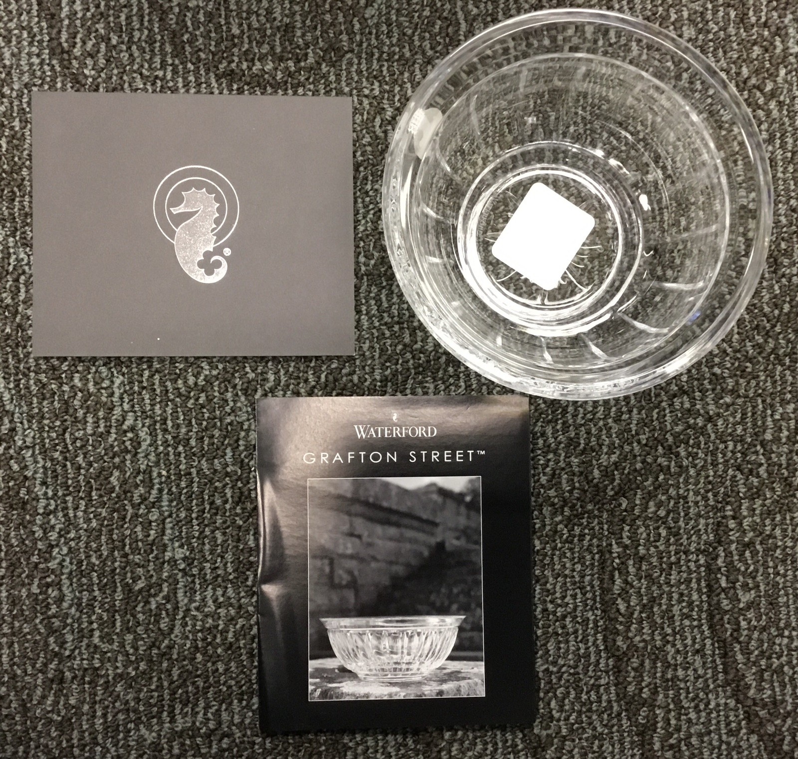 Waterford Grafton Street Crystal Bowl Clear Round Shape Adult with Box New