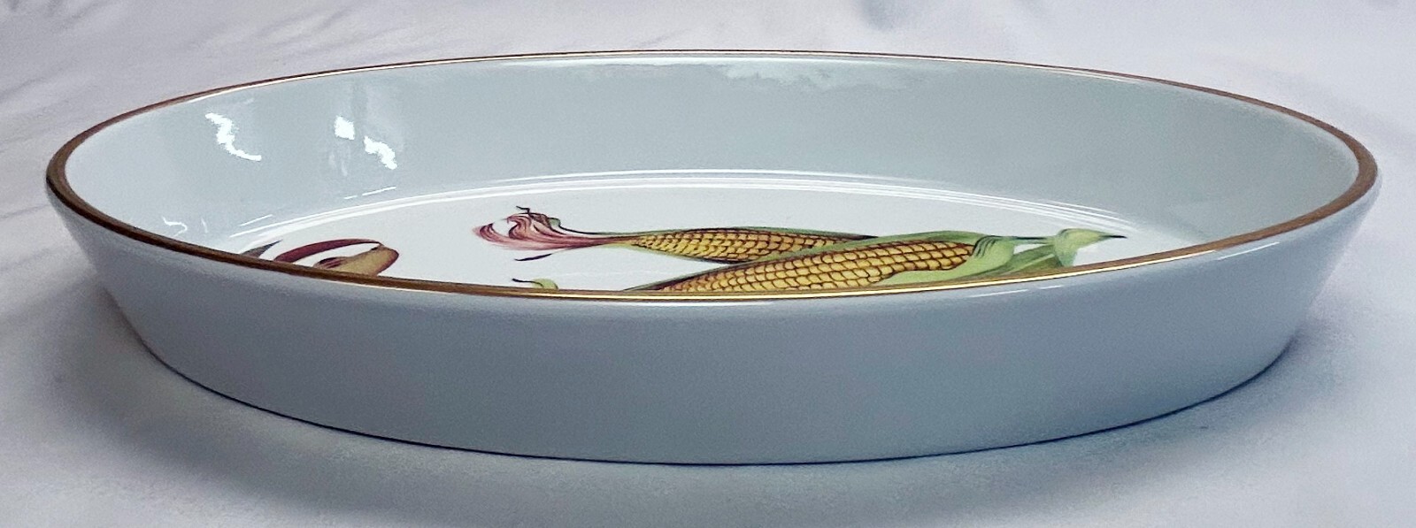 Royal Worcester Evesham Gold Round Oval Rectangular Bakers-Set of 3 Made England