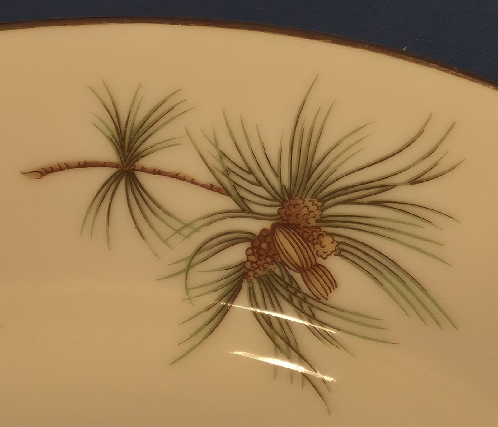 Rosenthal Aida PINE NEEDLE 12 3/4″ Serving Platter, Germany EUC