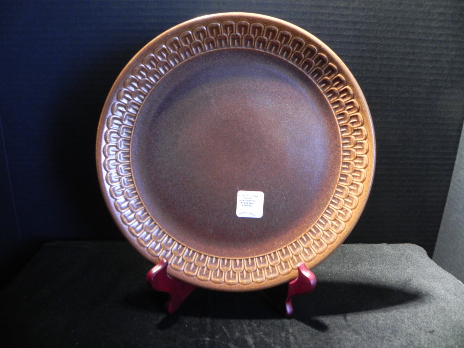 WEDGWOOD PENNINE BROWN 10 3/8″ DINNER PLATE