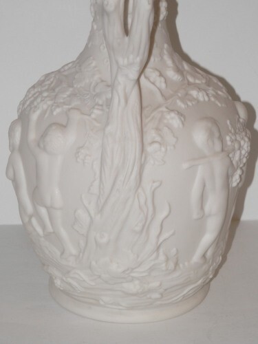 COPELAND 10 3/8″ TALL CIRCA 1850-1860 PARIAN JUG “THE VINTAGE” MINT! BUY IT NOW!