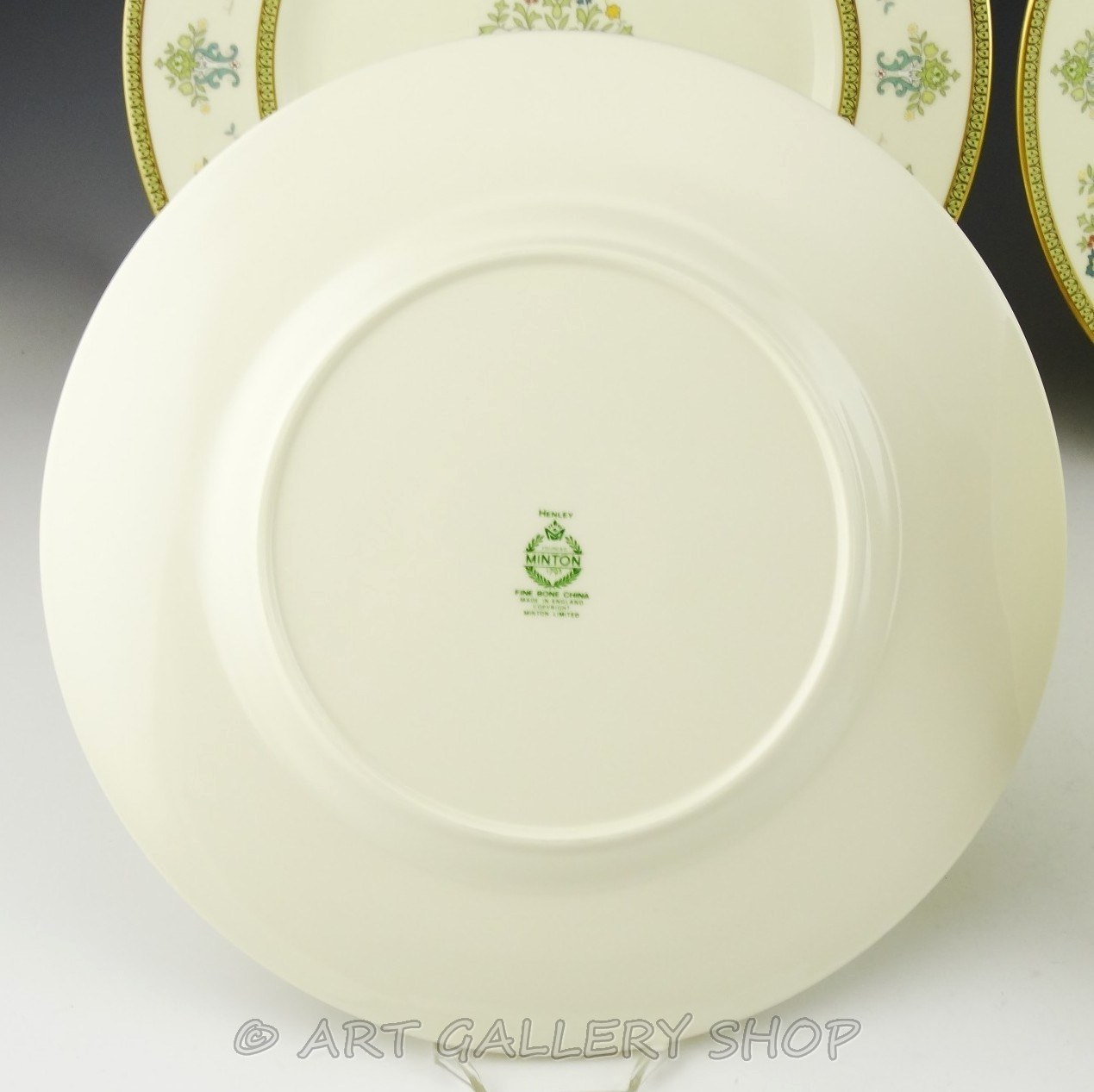 Minton England HENLEY 10-5/8″ DINNER PLATES Set of 4 Mint