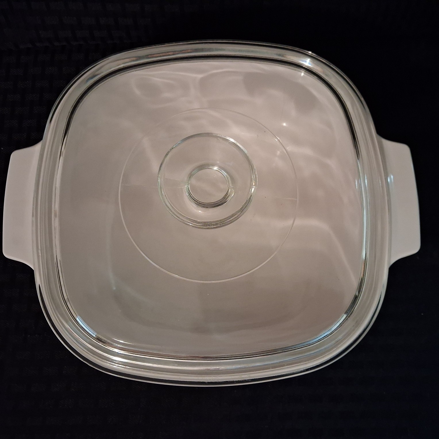 Corning Ware White A-3-B 3L 3 qt Casserole Square Dish w/ Lid