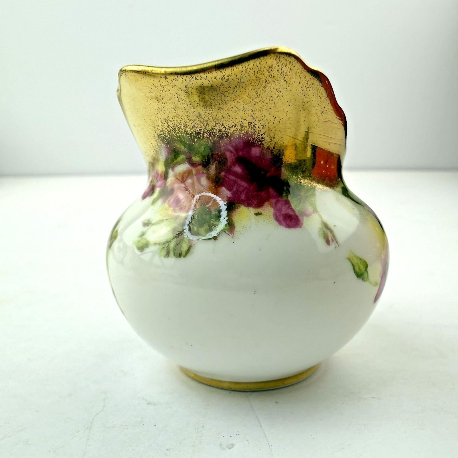 Golden Rose Royal Chelsea English Bone China Creamer And Sugar Bowl