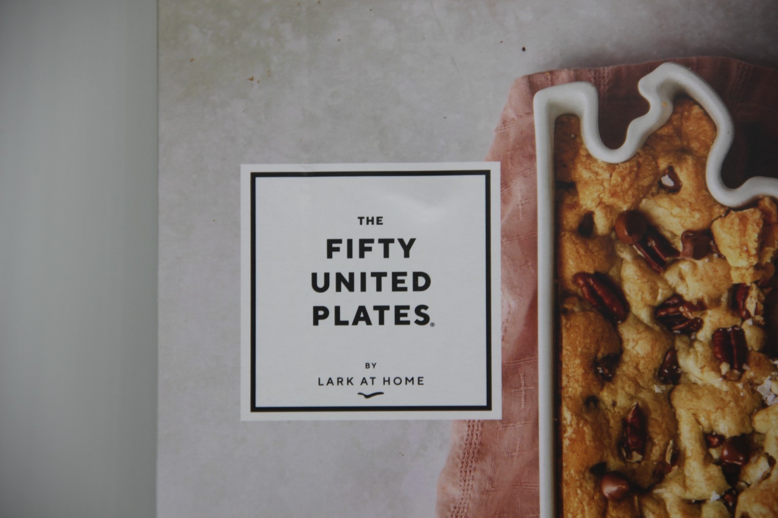 Lark At Home Fifty United Plates NORTH CAROLINA Shape Bake & Serve Plate NIB