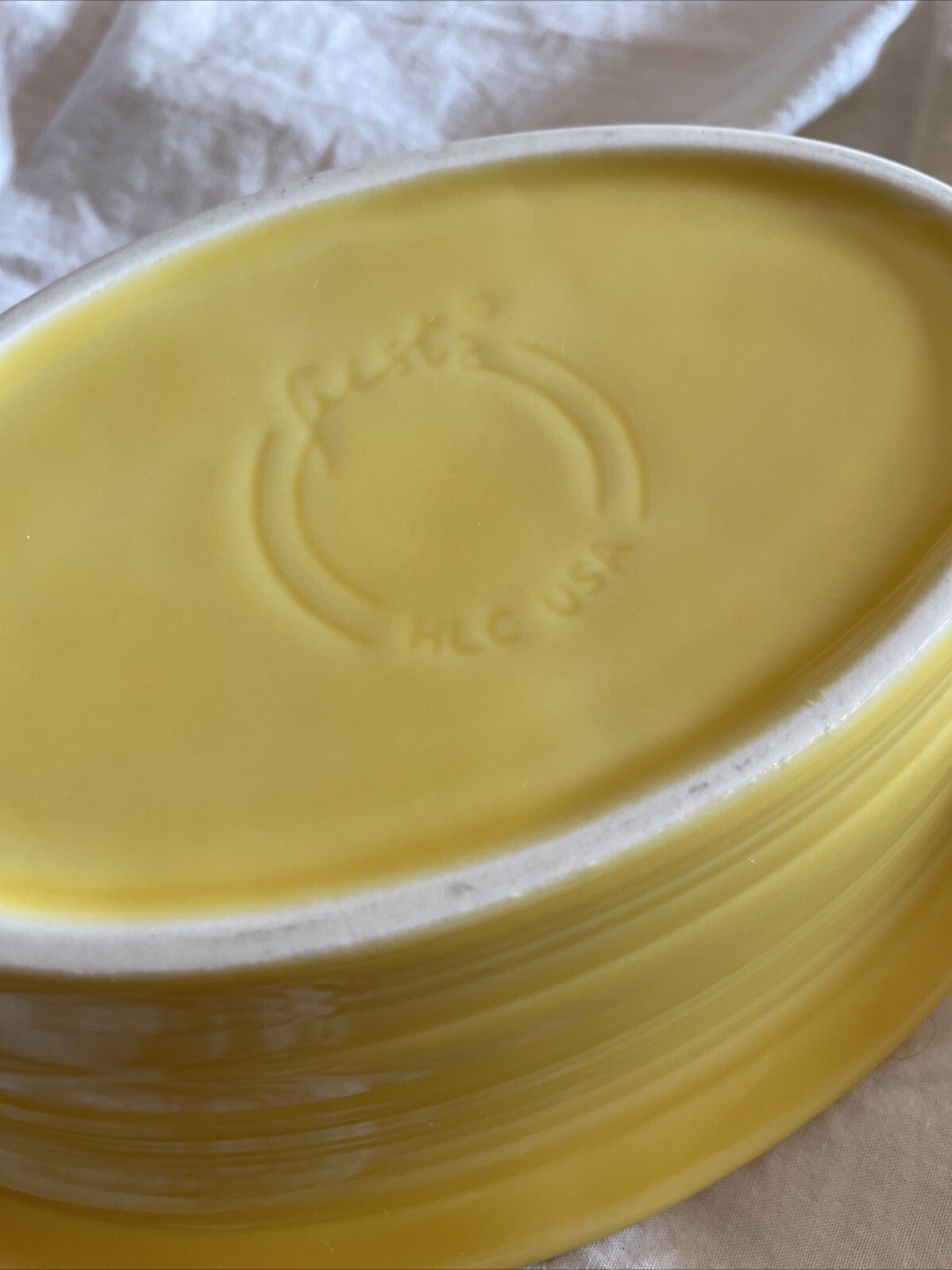 Fiesta 9 1/8 Inch Oval Individual Casserole 13 OZ Sunflower