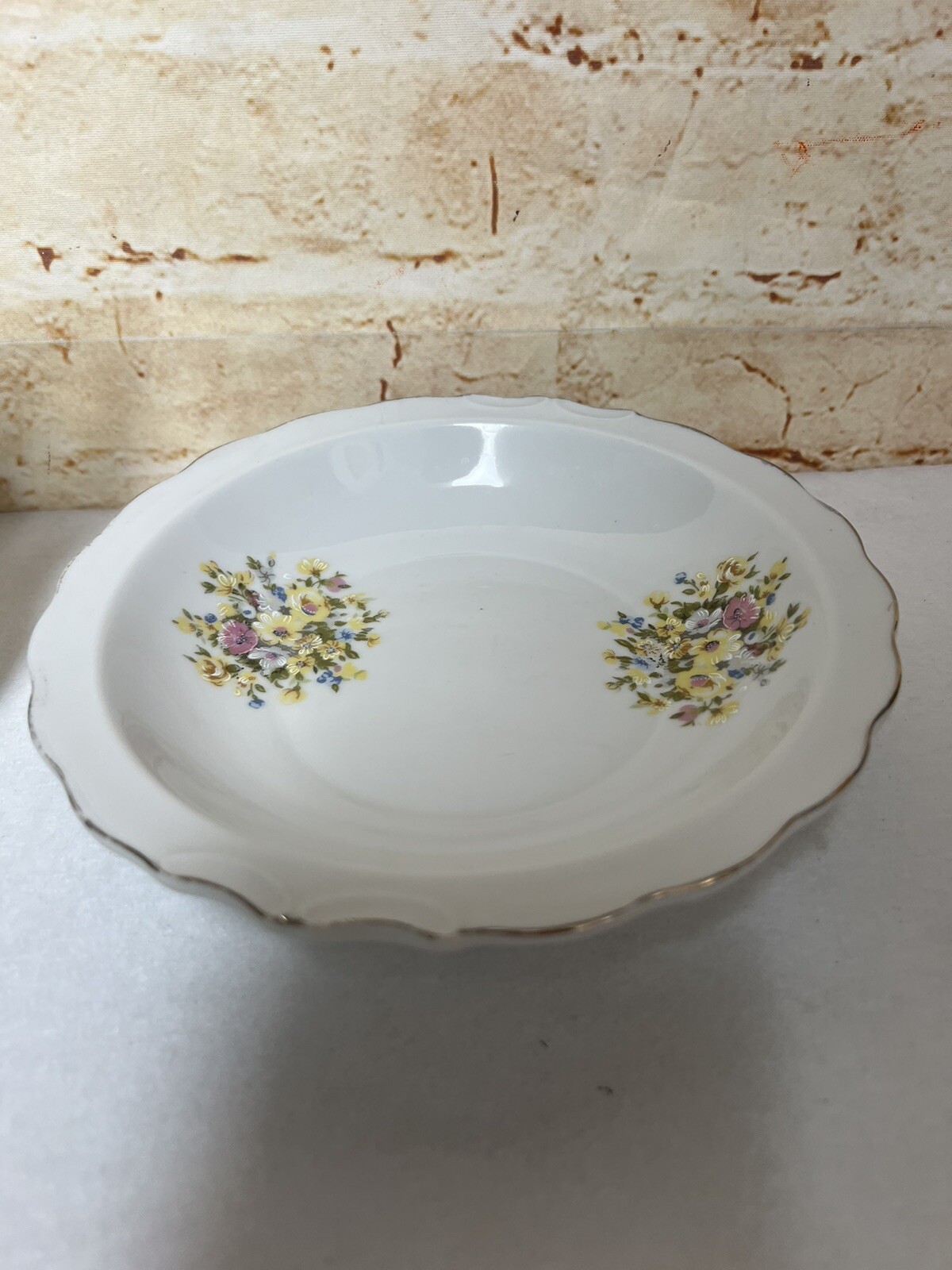 Vintage China Small Creamer Pitcher & Saucer, Made In Japan, Floral, Cottagecore