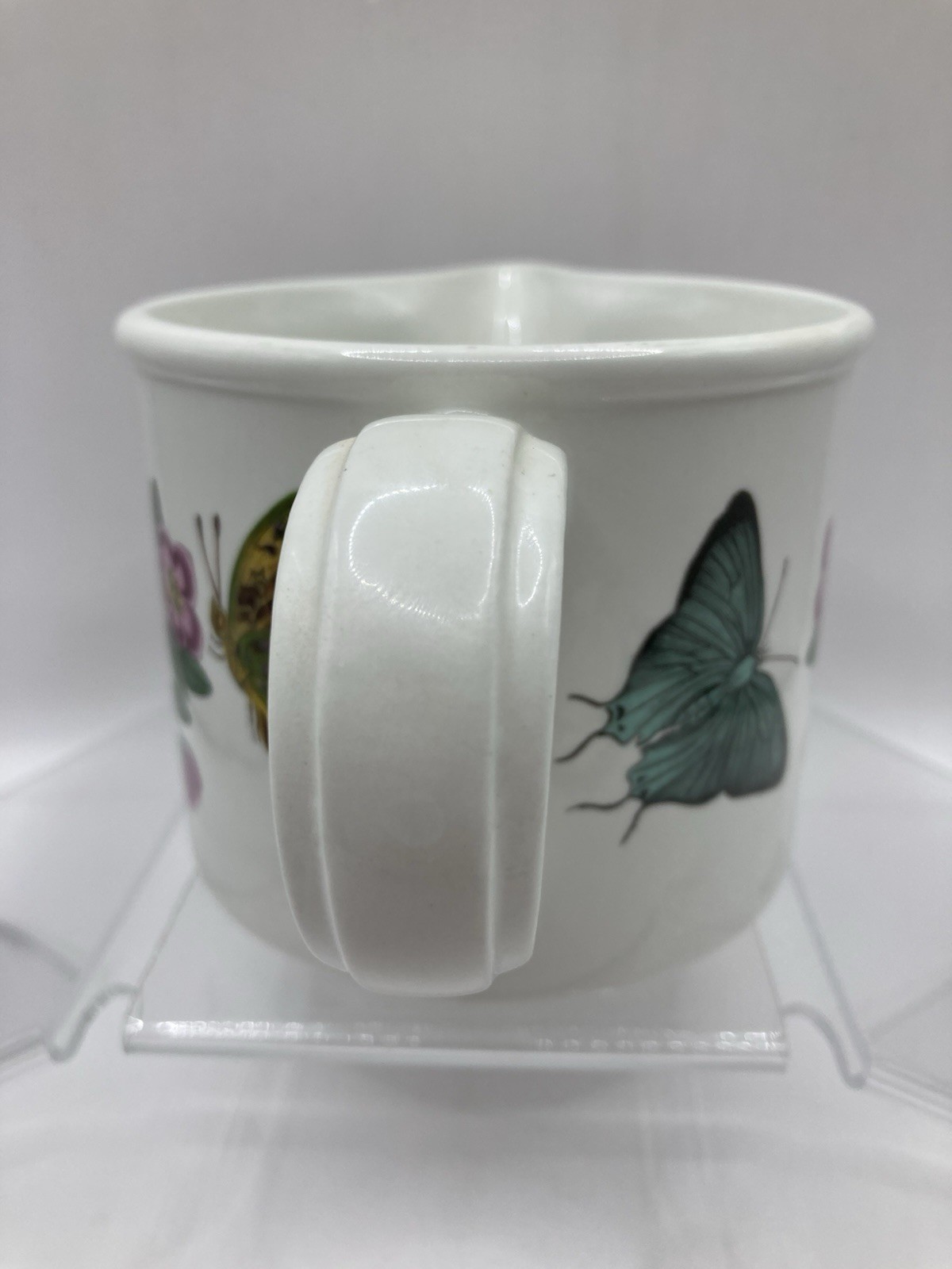 Large Portmeirion Botanic Garden Creamer Rhododendron Lepidotum 3.5″ T X 5″ T