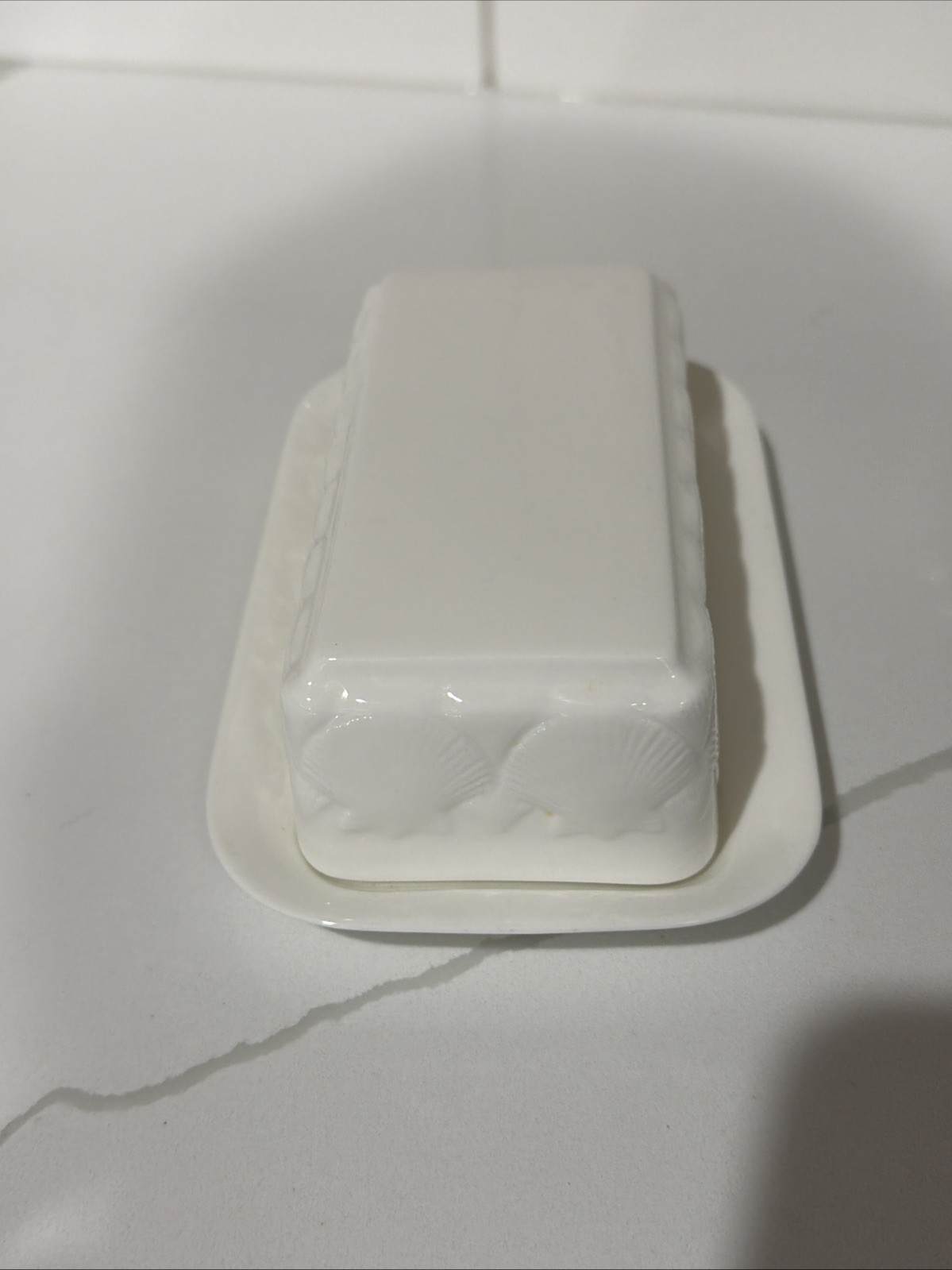 Wedgwood Oceanside Rectangular Covered Butter Dish England Discontinued