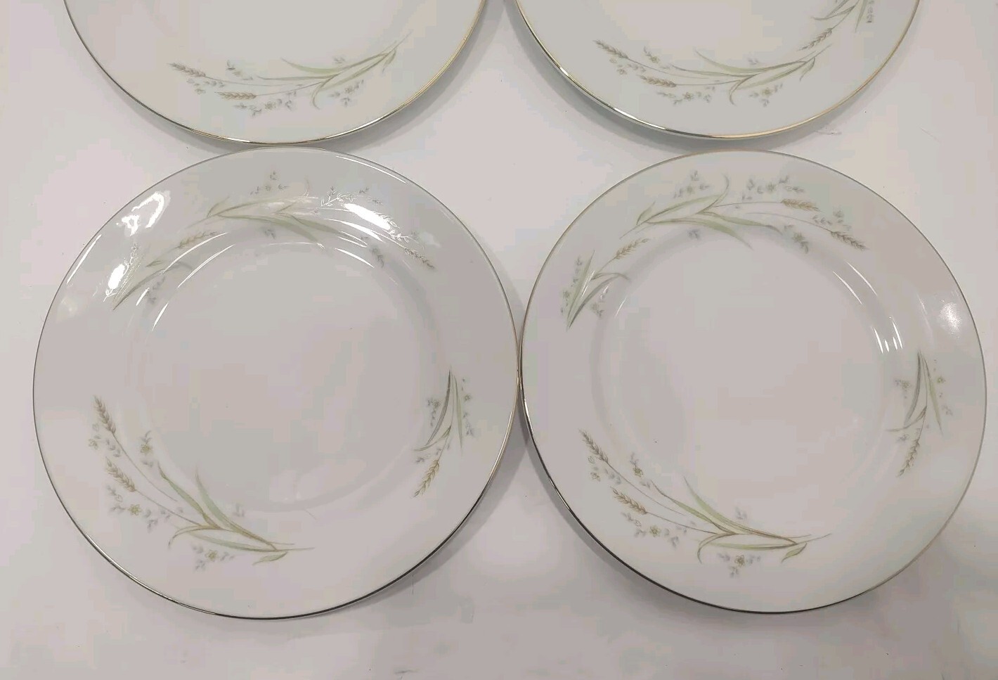 Golden Harvest By Fine China of Japan 4 Pieces Salad Plates Set In Original Box