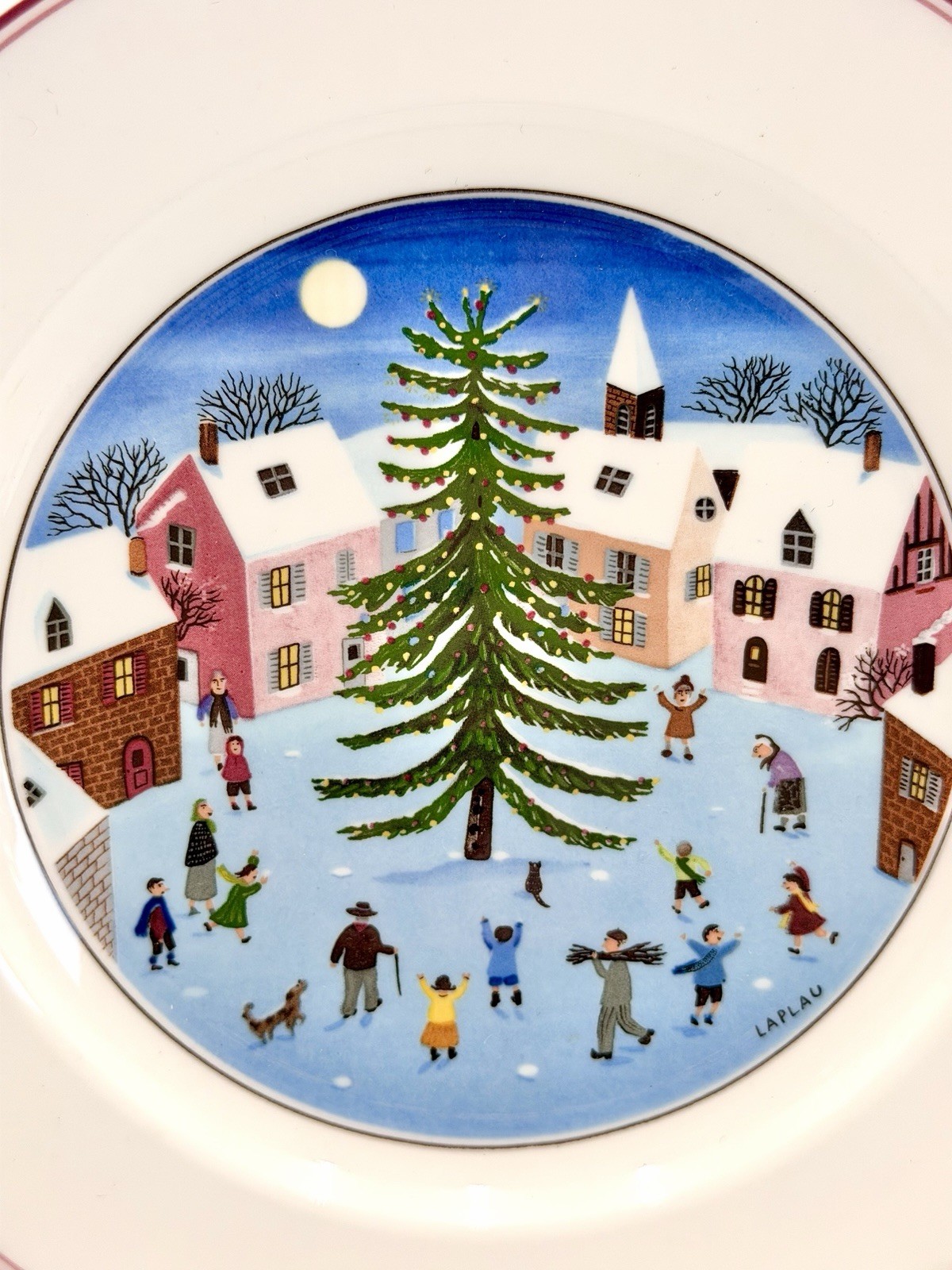 Villeroy & Boch Naif Christmas – Salad Plate, 8 1/4”