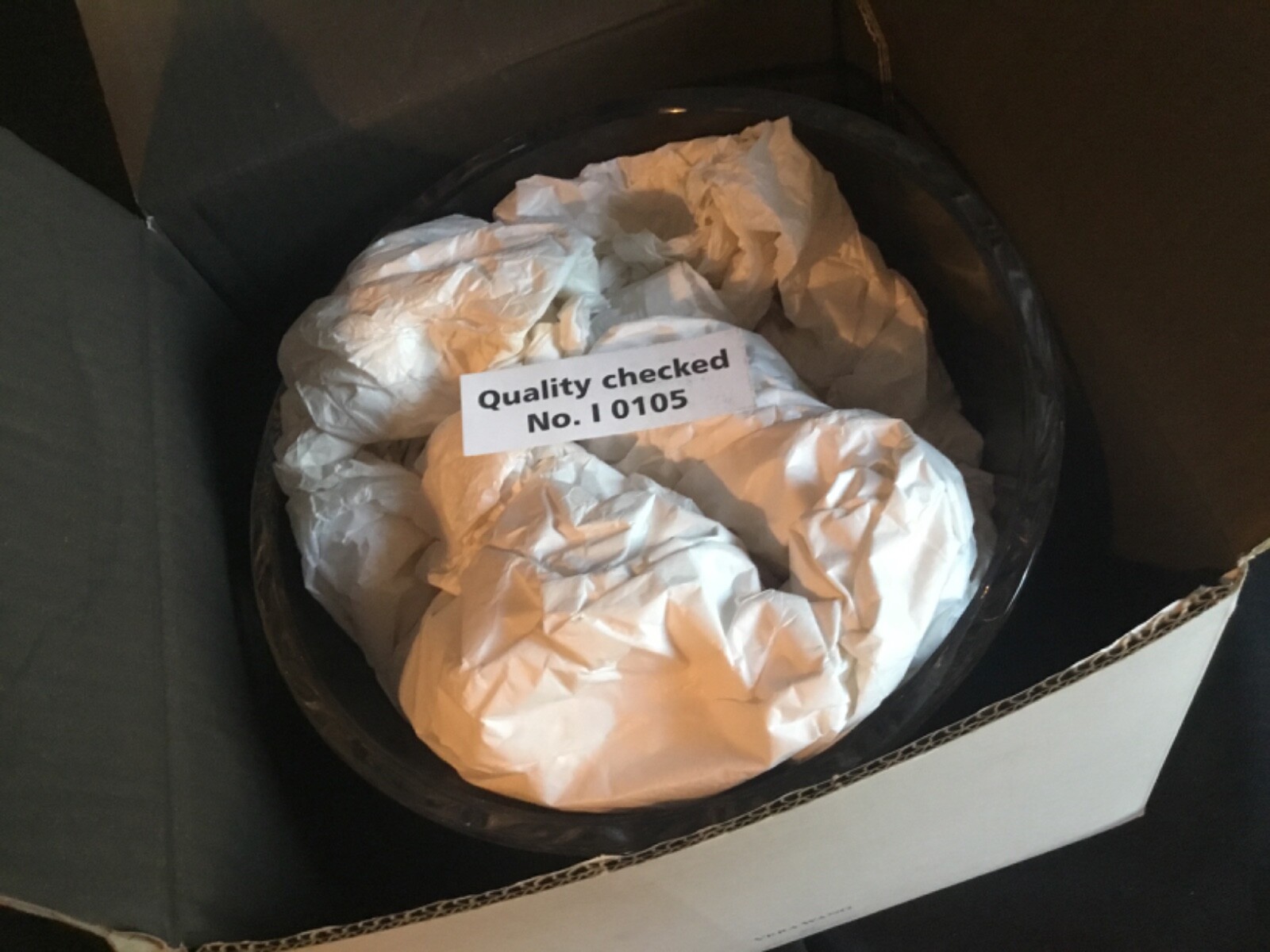 Vintage Vera Wang Cut Crystal Footed Bowl 8” Fidelity Pattern in Original Box