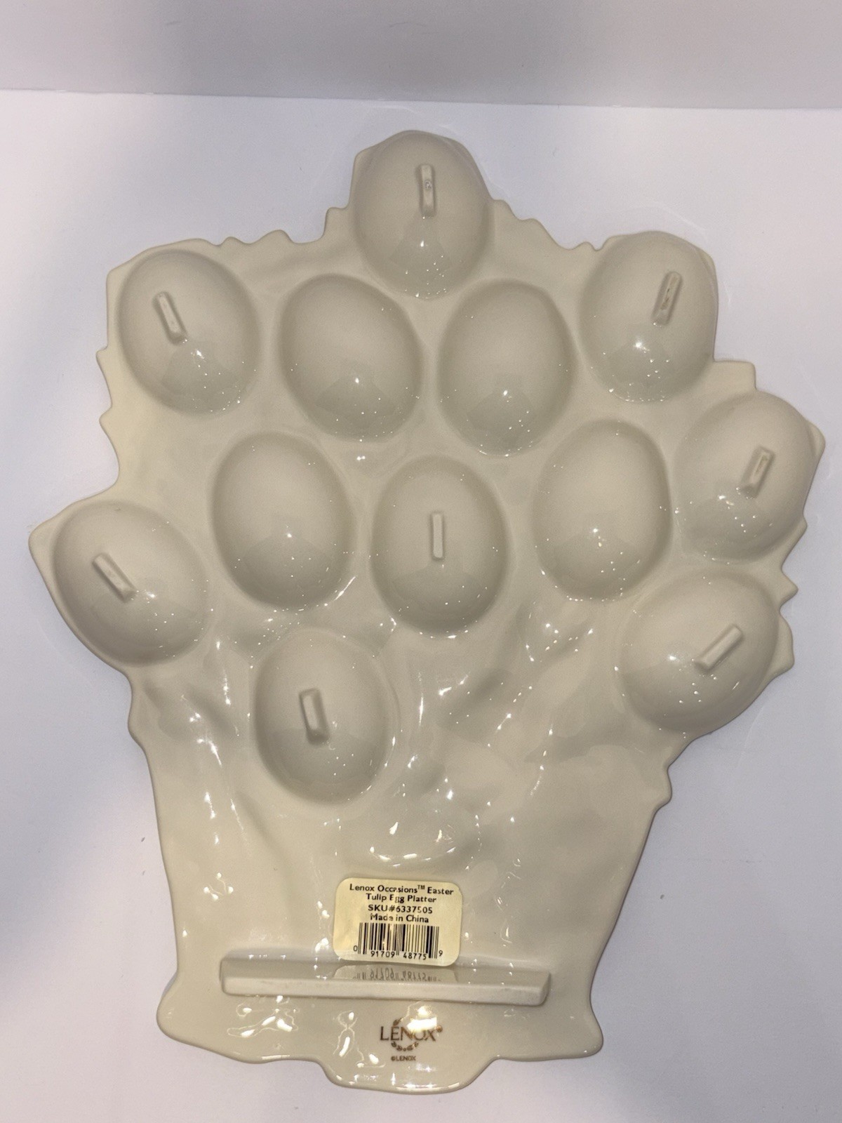 Lenox Occasions Easter Tulip Egg Platter  # 6337505