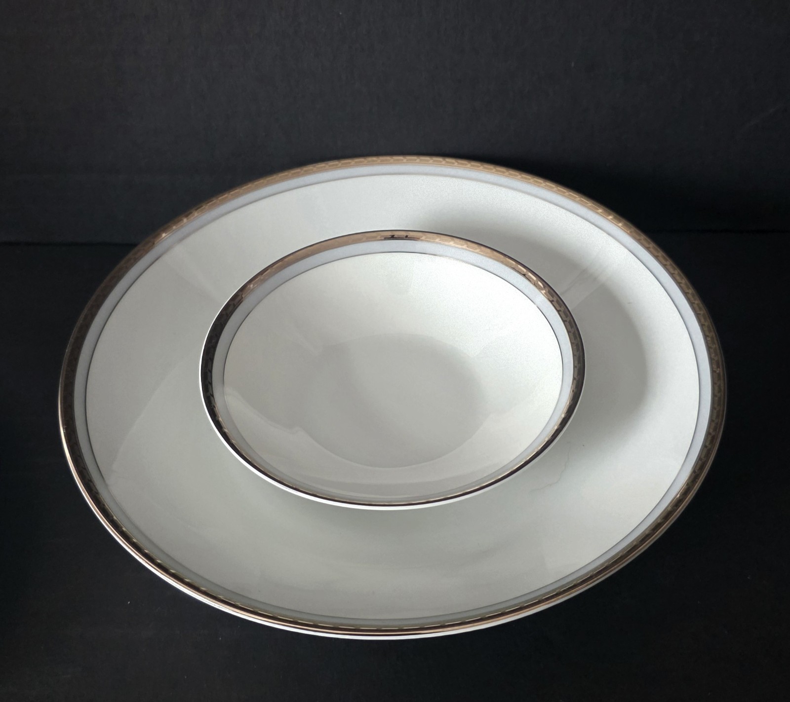 Rosenthal Bettina (3289) Dinnerware Pieces (You Pick) White/Blue & Platinum Band