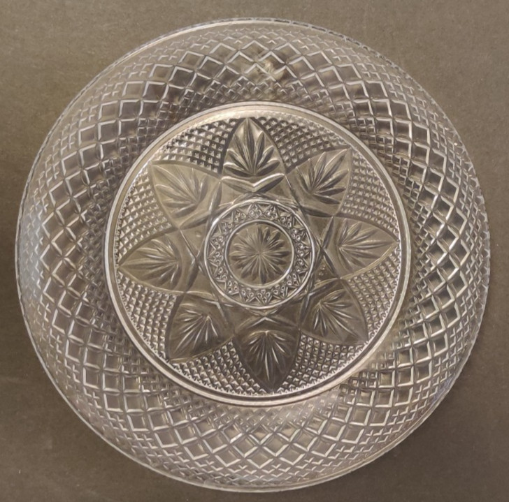 Cristal D’arques “Antique Clear” Luncheon Plates 8 In SET OF 4 USA