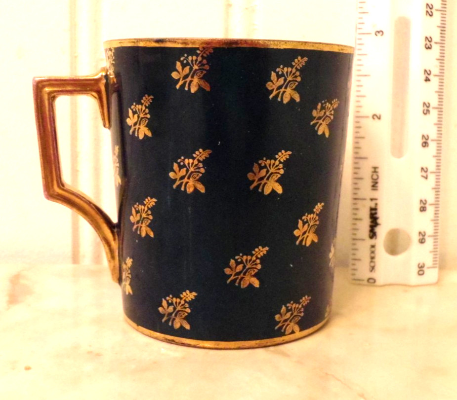 NeoClassical Royal Vienna Style Victoria Carlsbad Austria Cup w Etruscan Handle