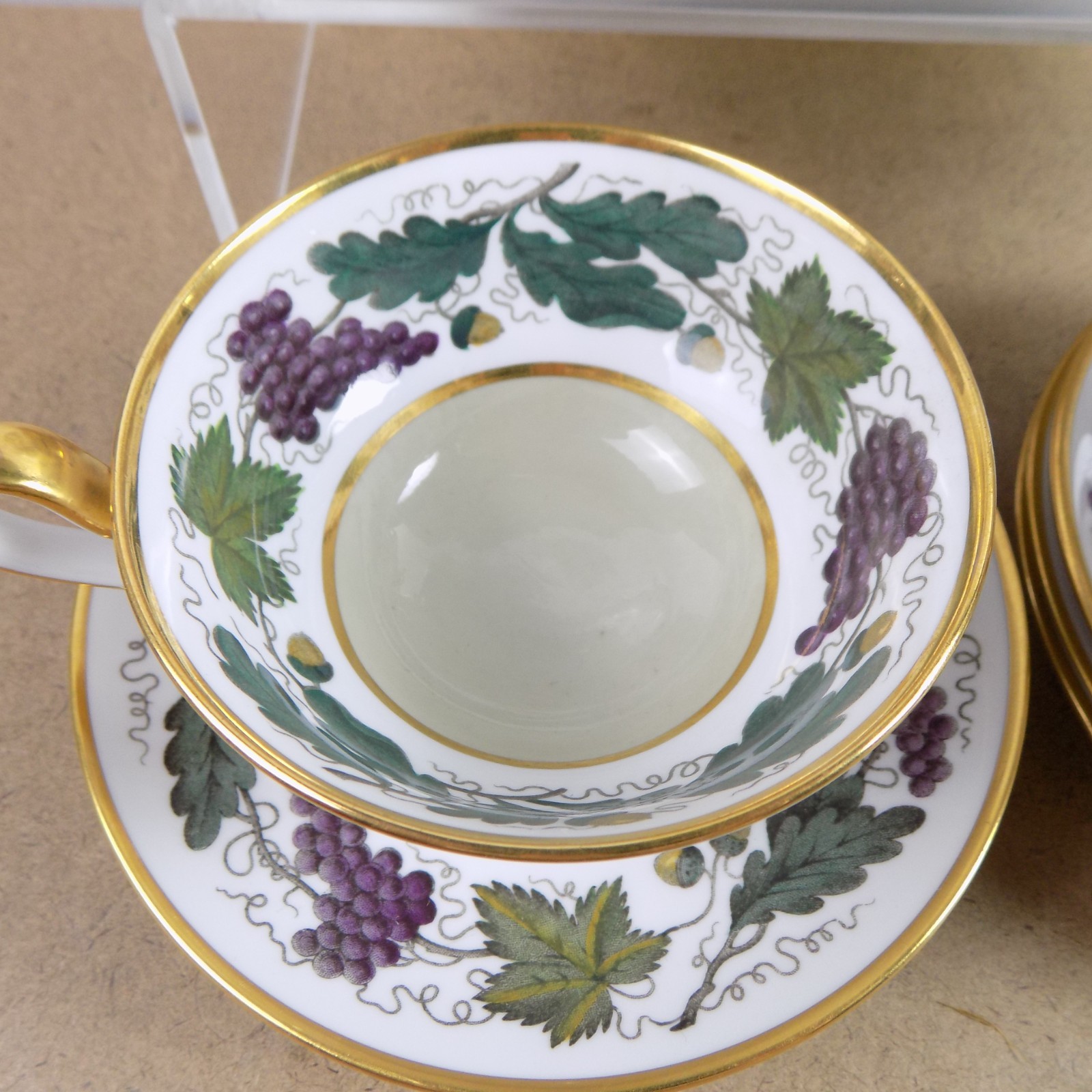 12 Spode Kent Celadon Cups & Saucers Pattern Period AD 1808 Reproduction