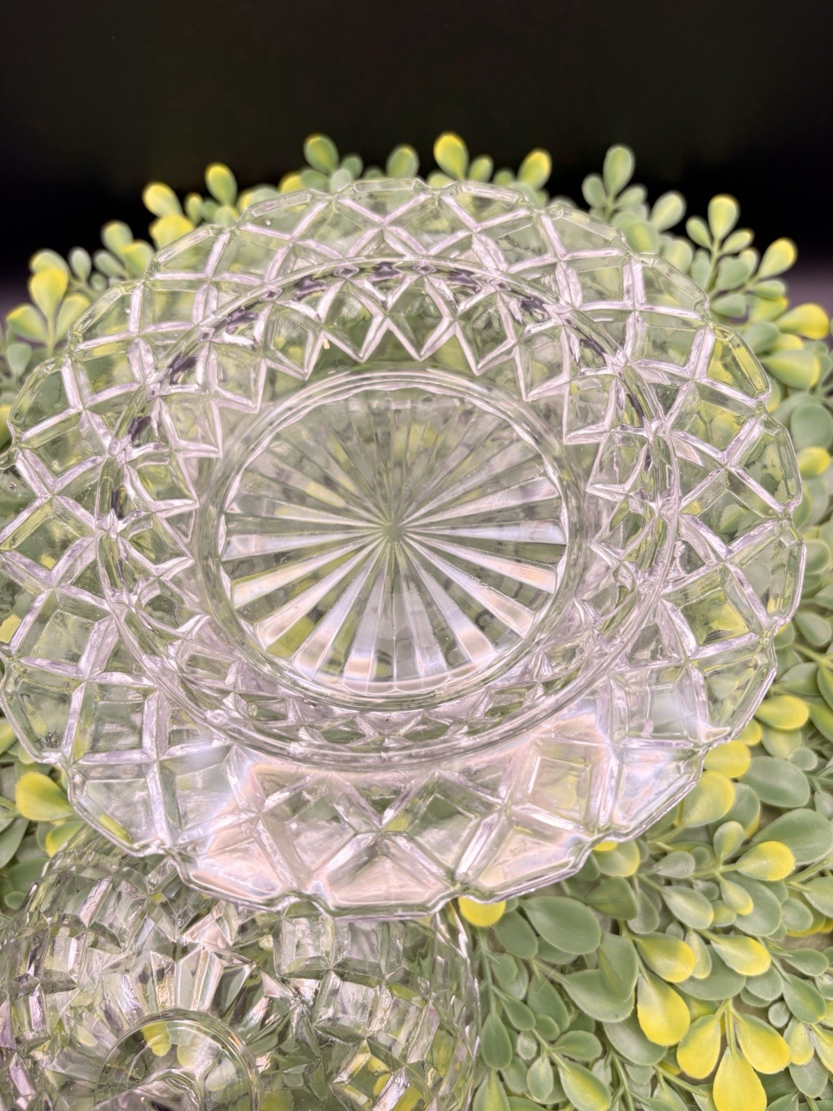 Vintage Clear Dome Covered Wexford Waffle Butter/Cheese Dish – Anchor Hocking