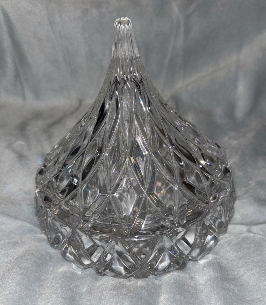 Godinger – Hershey’s Kiss- Crystal – Candy Dish with Lid…. Excellent Condition