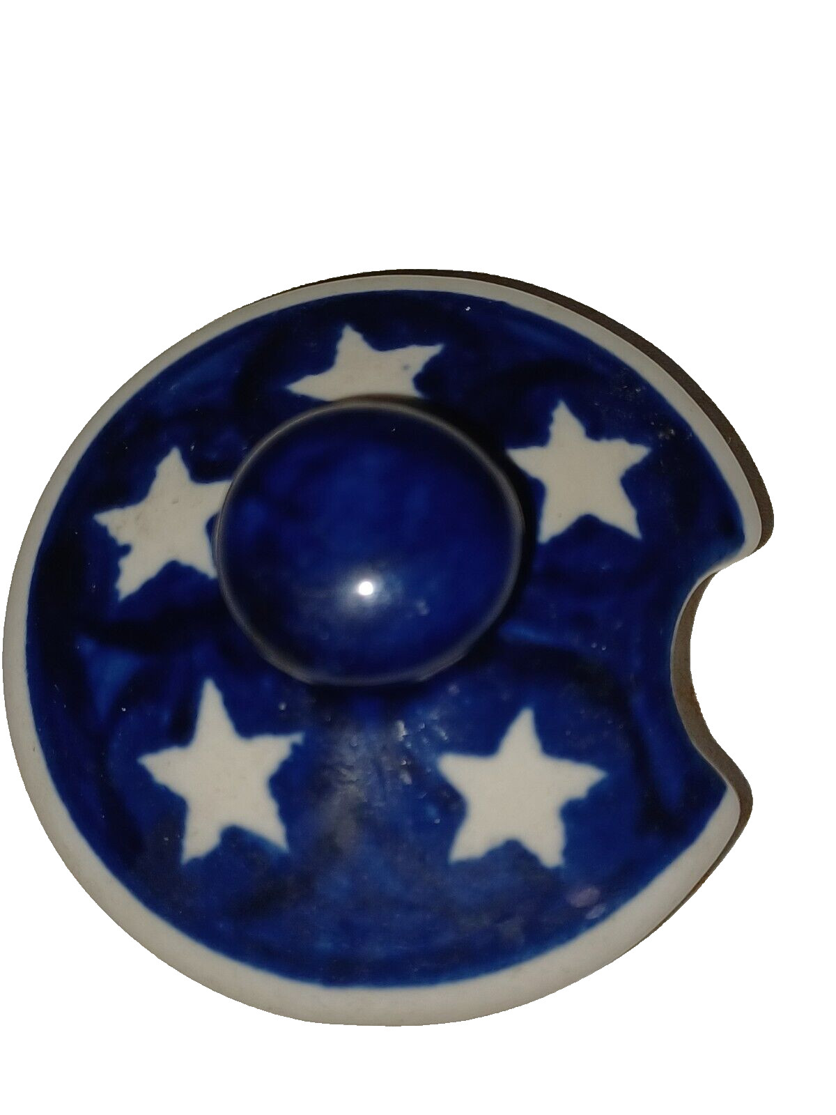 Polish Pottery STAR Blue & White 6″ Pitcher Jug Boleslawiec * see last picture