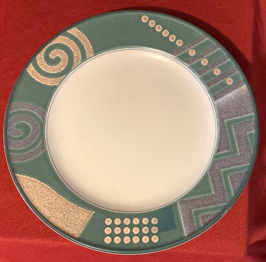 1992 Mikasa Intaglio Life Style-1 ea Soup Bowl & Salad Plate (2 pcs)-New no Tags
