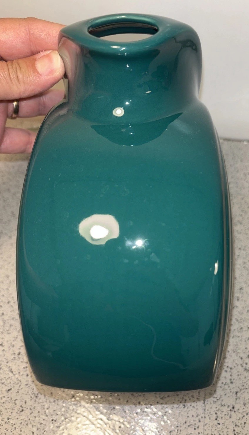 Large Evergreen Fiesta Ware Fiestaware Pitcher 7 1/2 Inches Tall Homer Laughlin