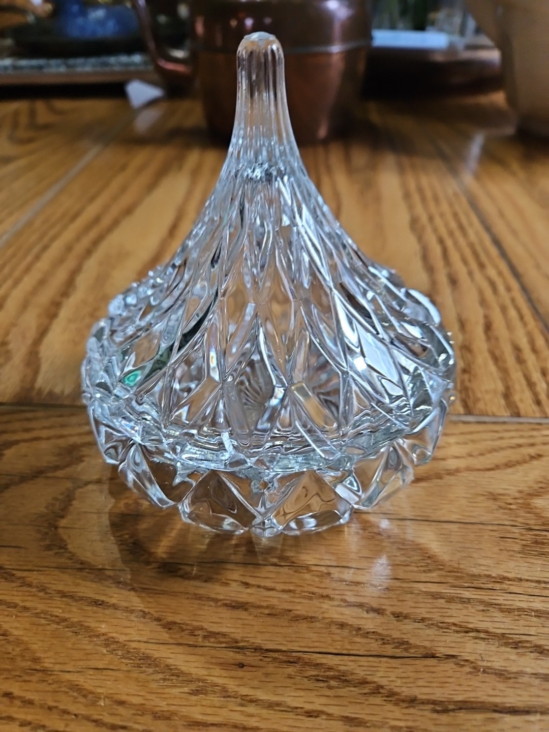 Vintage Godinger’s Crystal Famous Hershey’s Kiss Crystal Candy Dish