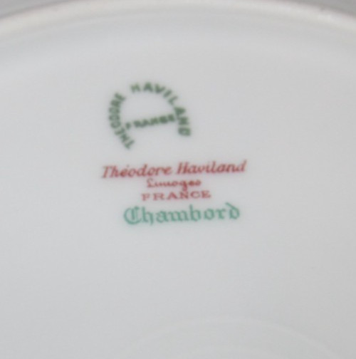 THEODORE HAVILAND Limoges France CHAMBORD Bird of Paradise Dinner Plates (GBP)