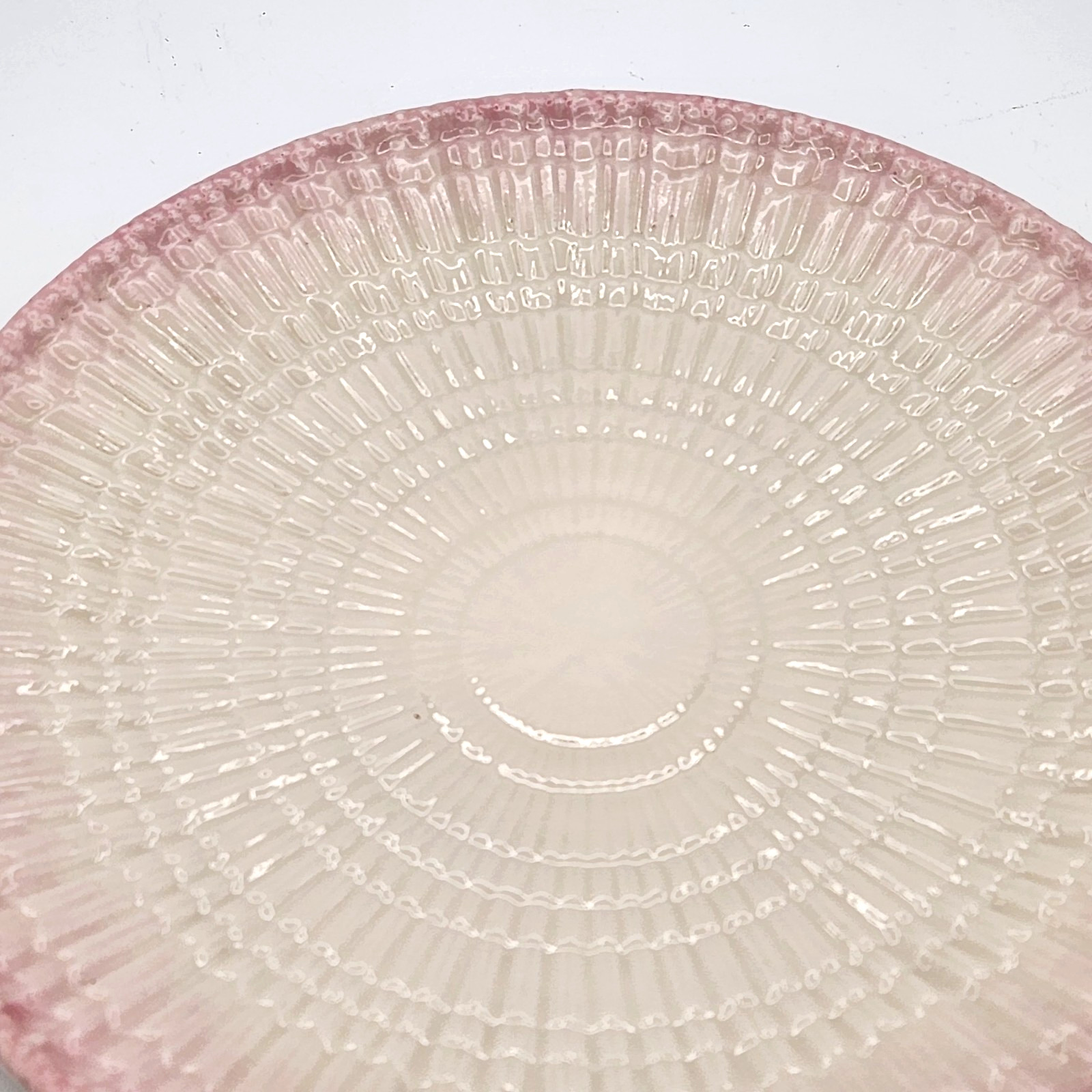 Rare Belleek Pink Limpet 10.75″ Handled Cake Platter Serving Plate3rd Black Mark