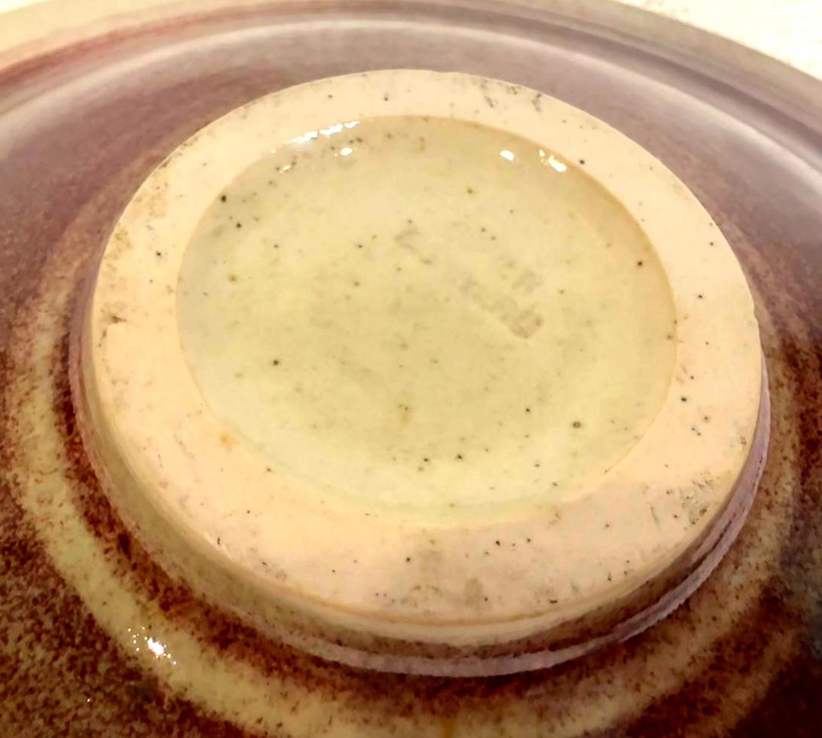 Vintage Oxblood Stoneware 9 in Bowl Decorated Notched Rim Studio Pottery Signed