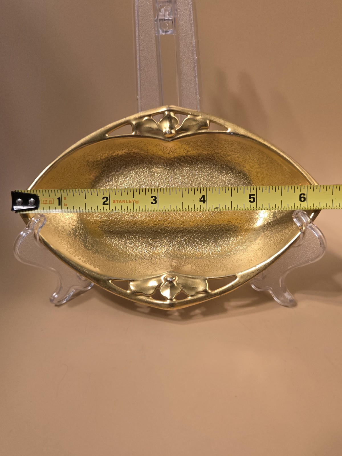 Antique Pickard Gold Encrusted Reticulated Bon Dish Porcelain 24k Silesia 6.5″
