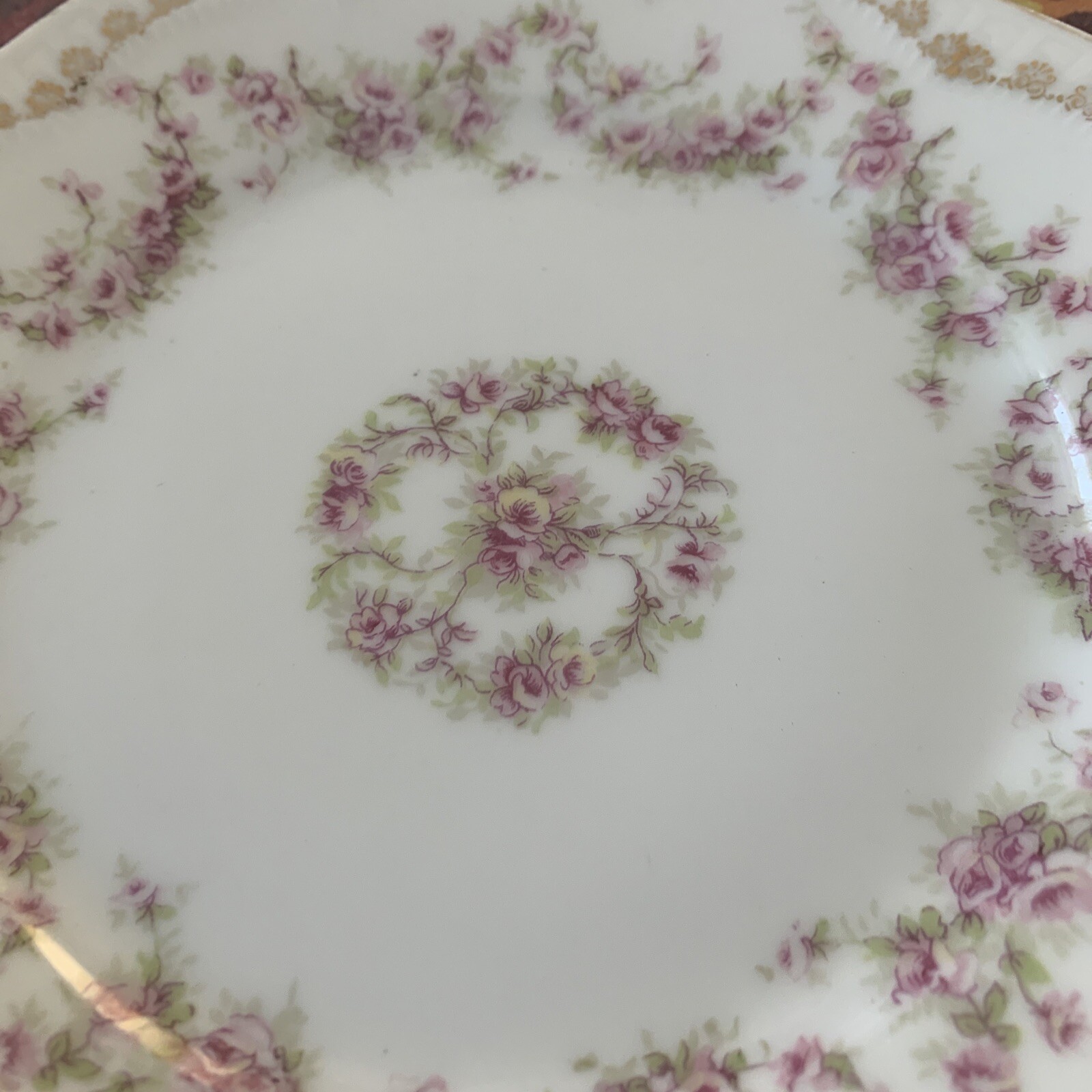 Z.S. & co Plate Bavaria Orleans 7.5 inches Floral Design