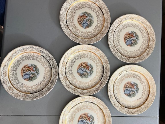 TAYLOR, SMITH & TAYLOR DINNERWARE PIECES