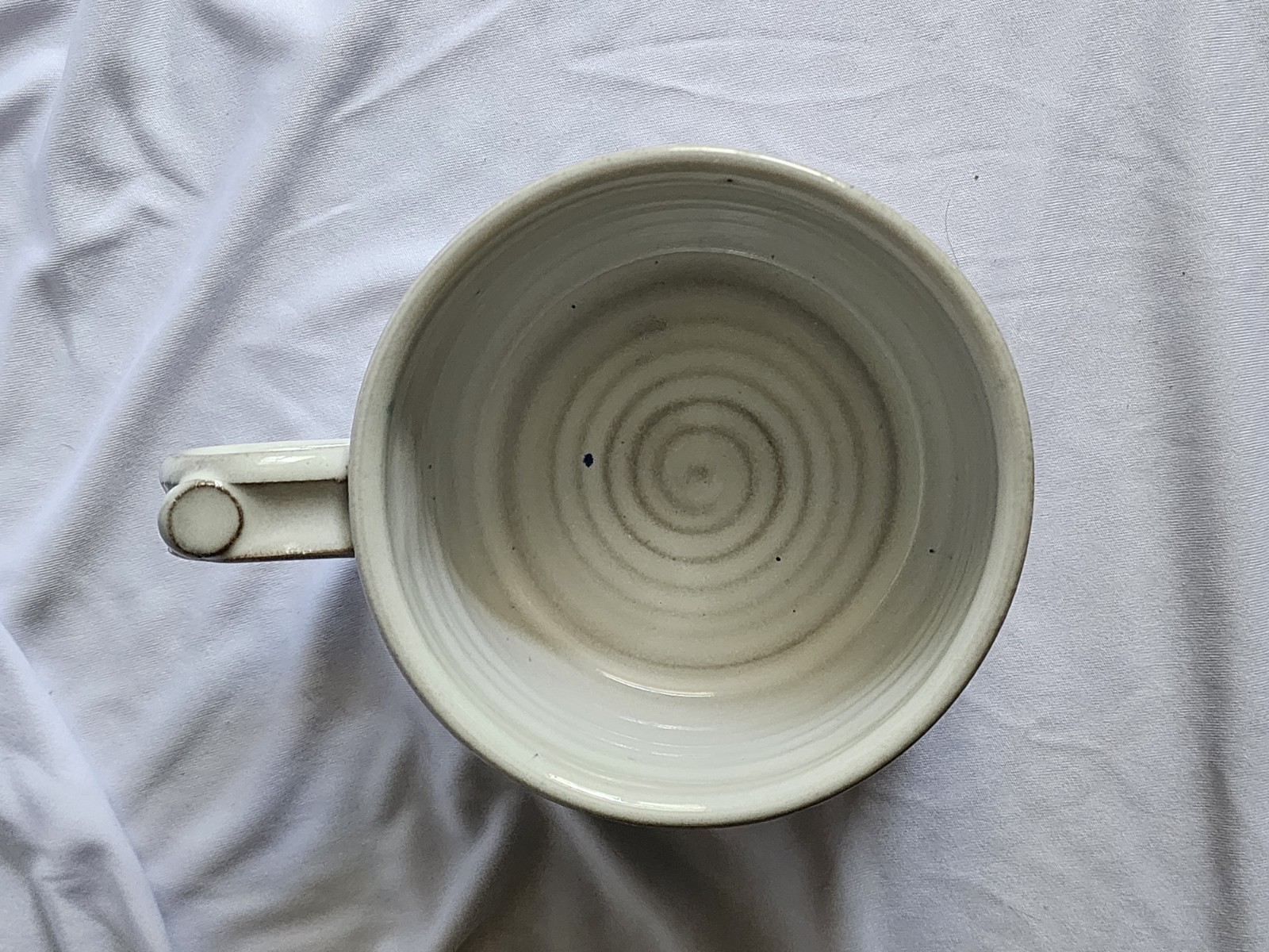 RARE David Hamilton Studio Pottery Pine Branch Needles Botanical Soup Bowl Mug