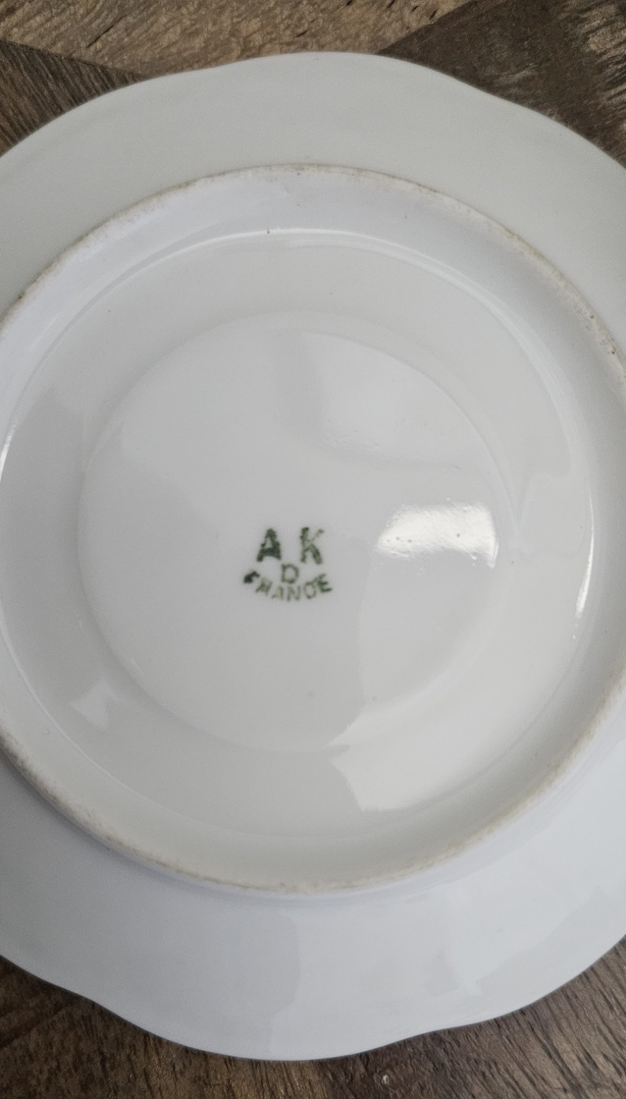 Vintage AKD France Floral Cup & Saucer Set of 5 (10 Pieces)