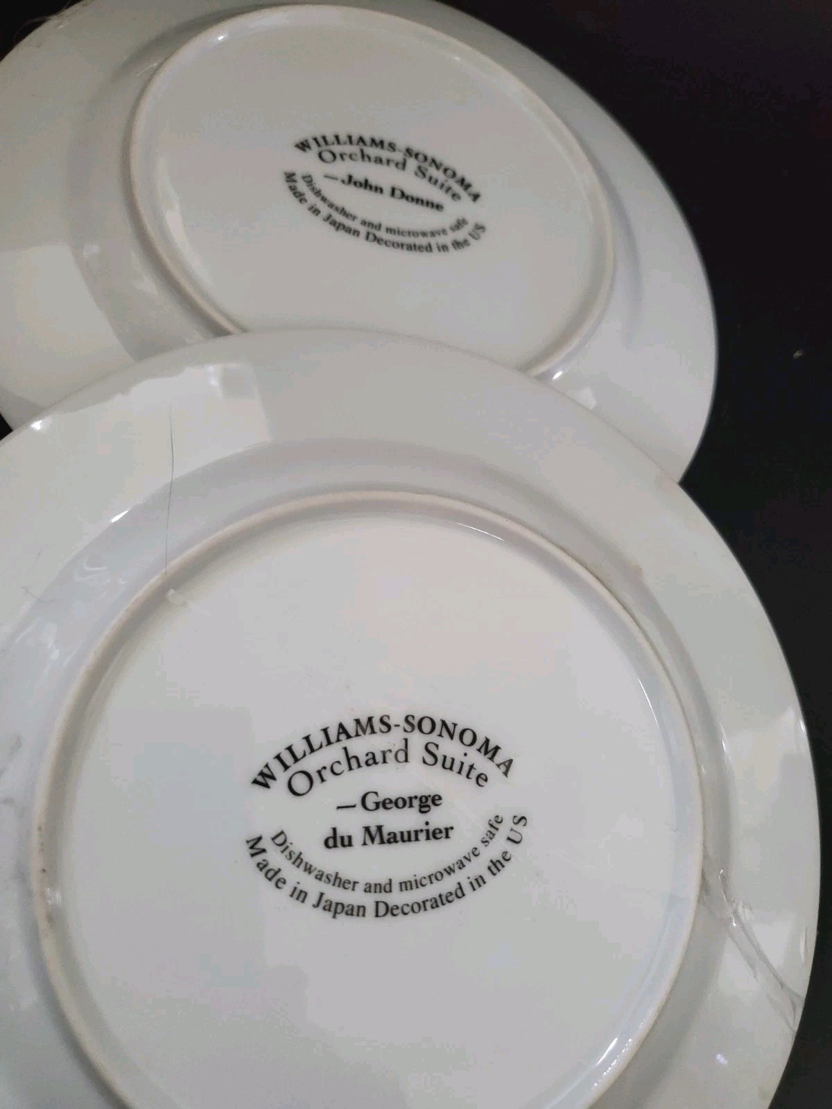 Set 2 Williams Sonoma Orchard Suite Fruit Dessert Snack Or Luncheon Plates