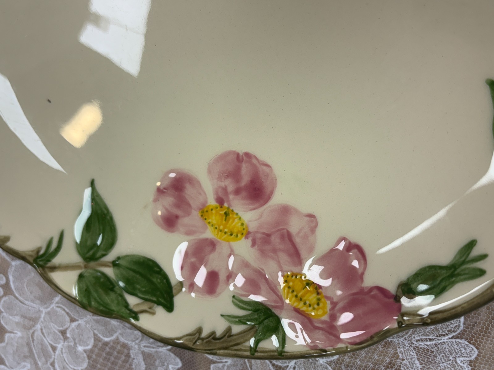 NEW-Vintage Franciscan- Dessert Rose- California -Serving Platter 11 3/4 inches