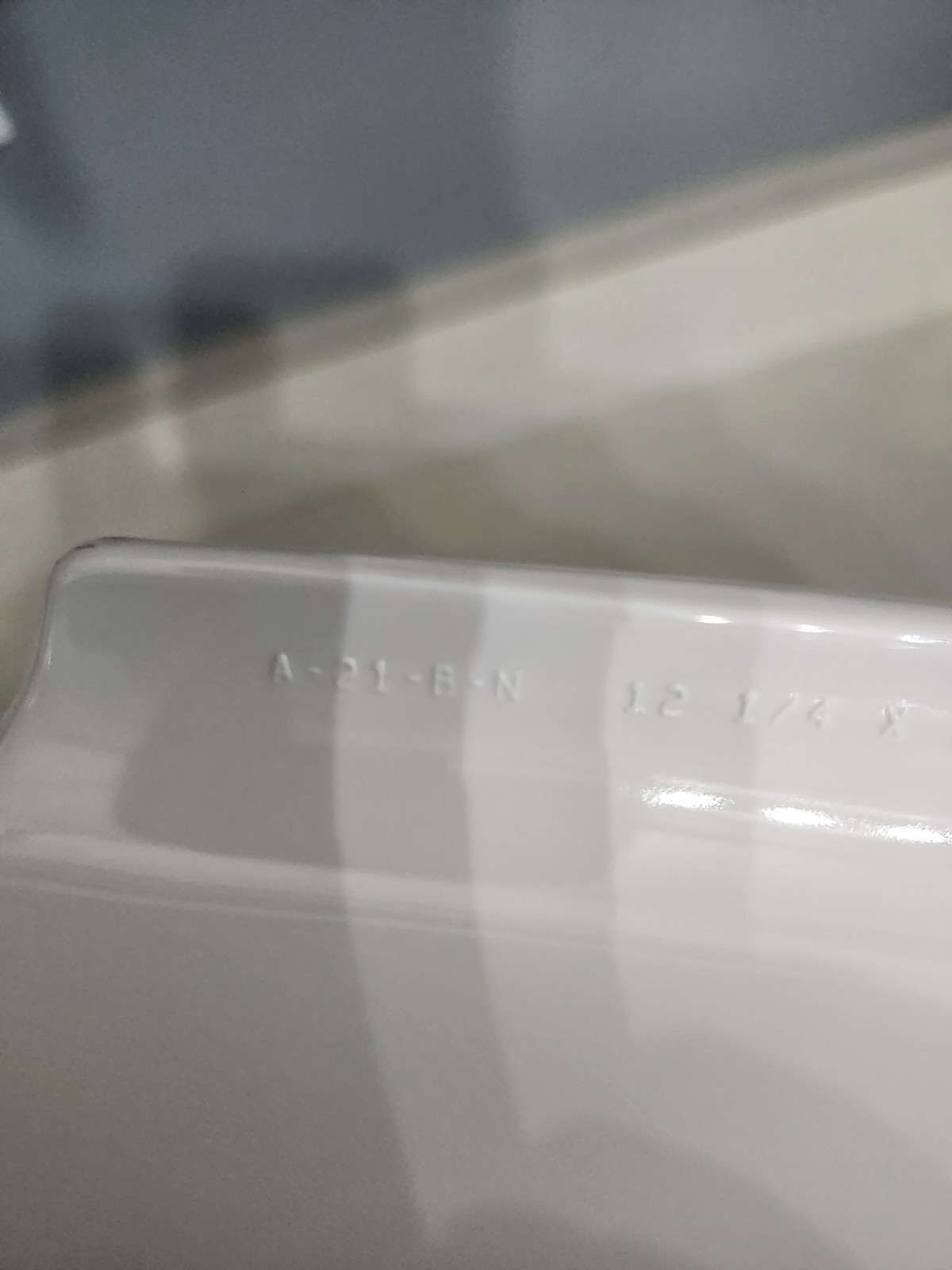 Corning Ware Blue Dusk Rectangular Open Roaster / Lasagna Casserole Pan A-21-B-N
